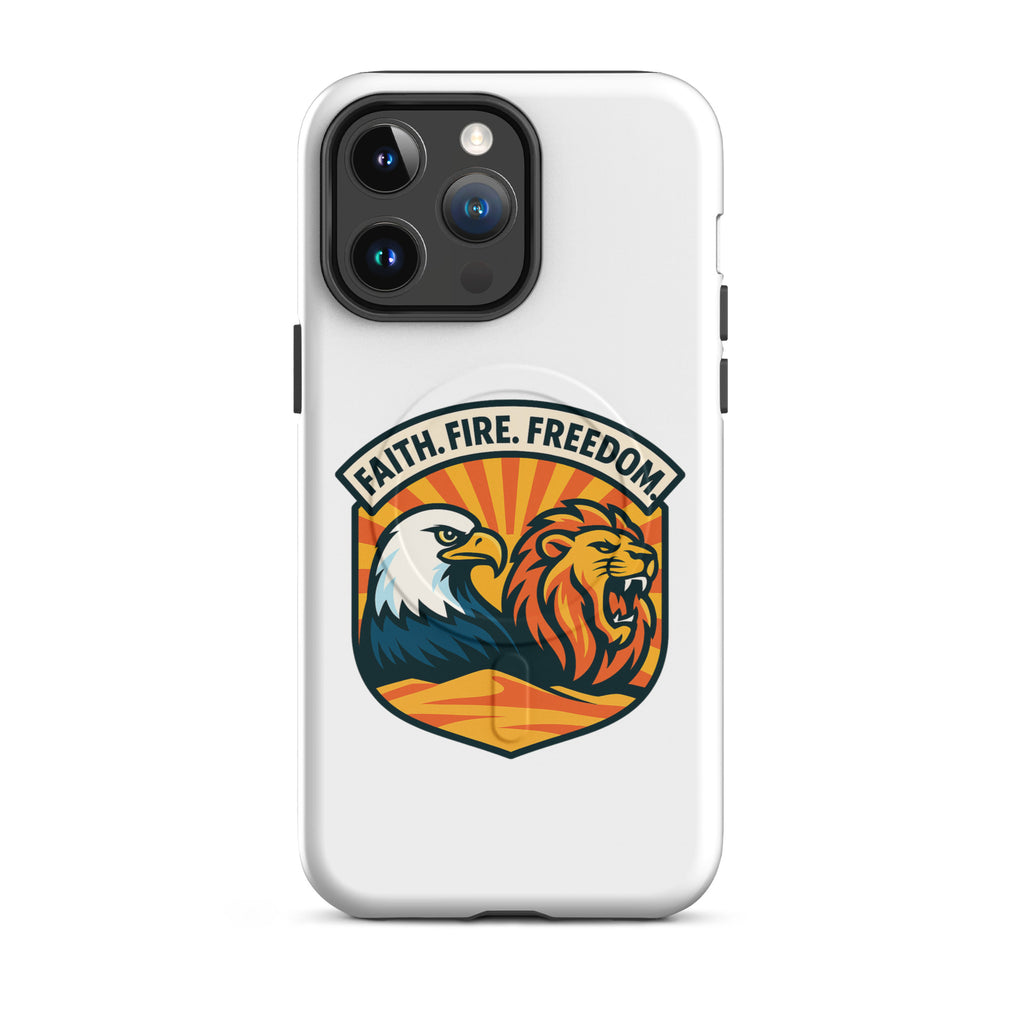 Lions Eagles Rise MagSafe® Tough Case for iPhone® - American Zionist
