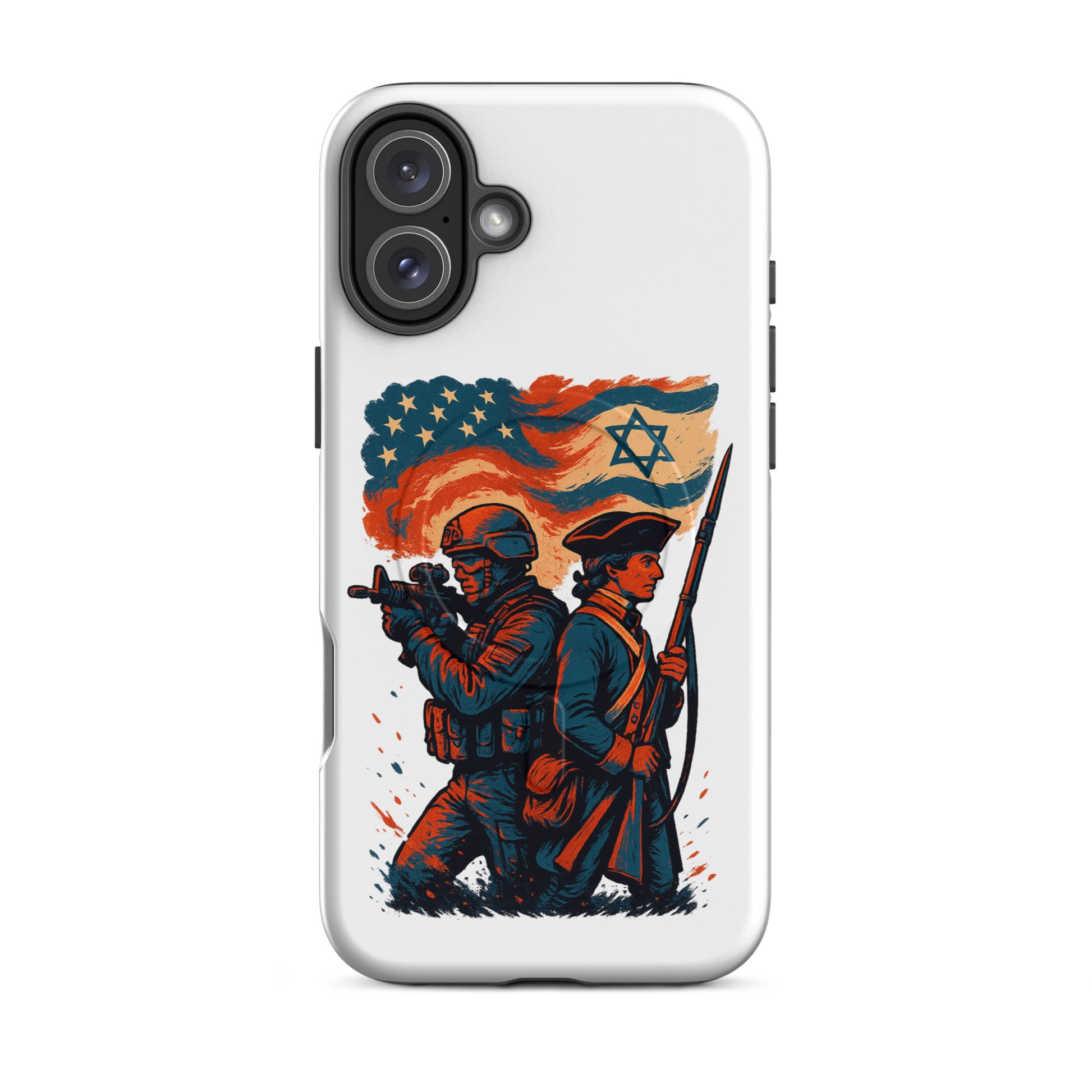Defenders Across Generations MagSafe® Tough Case for iPhone® - American Zionist