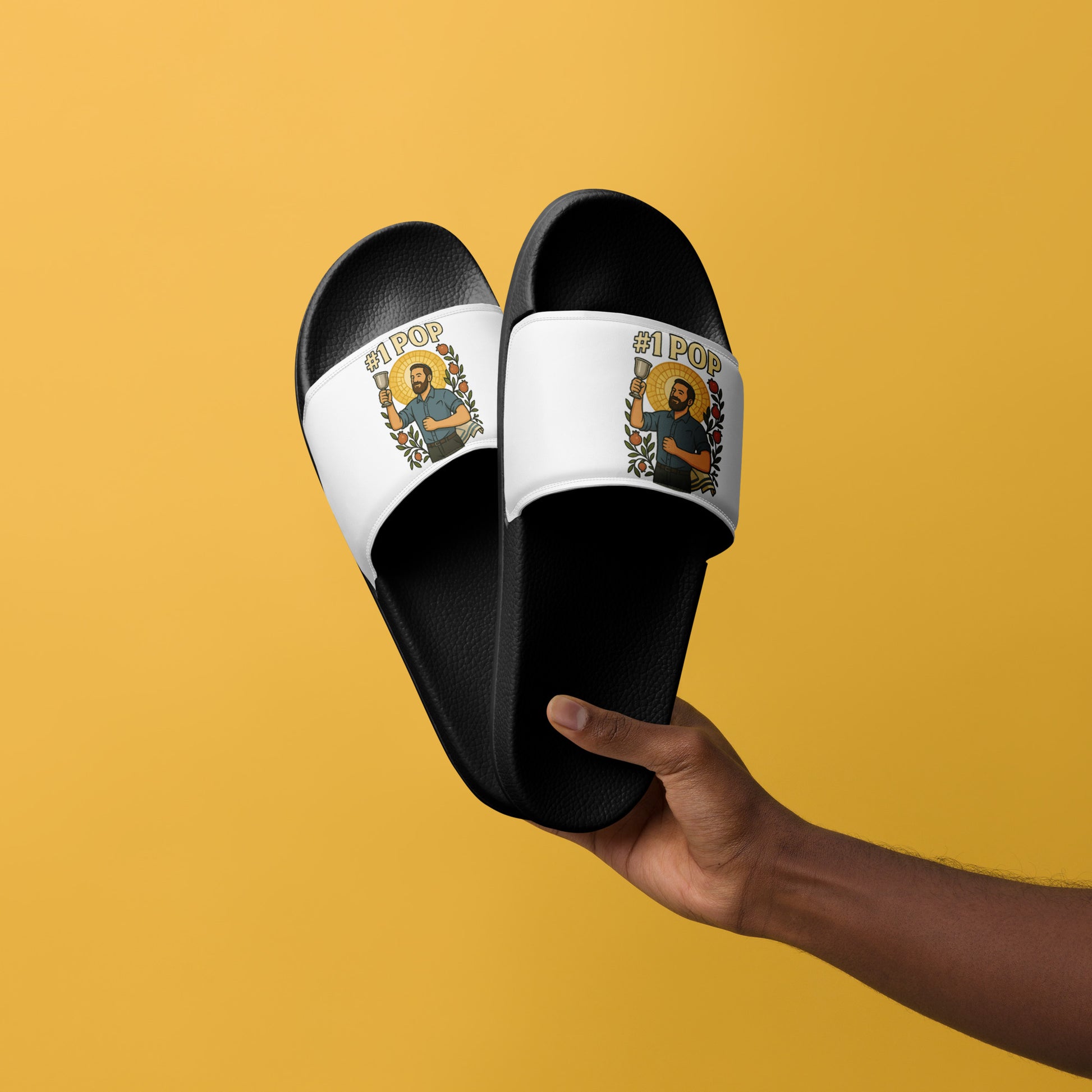 1 Pop Men's Slides - American Zionist