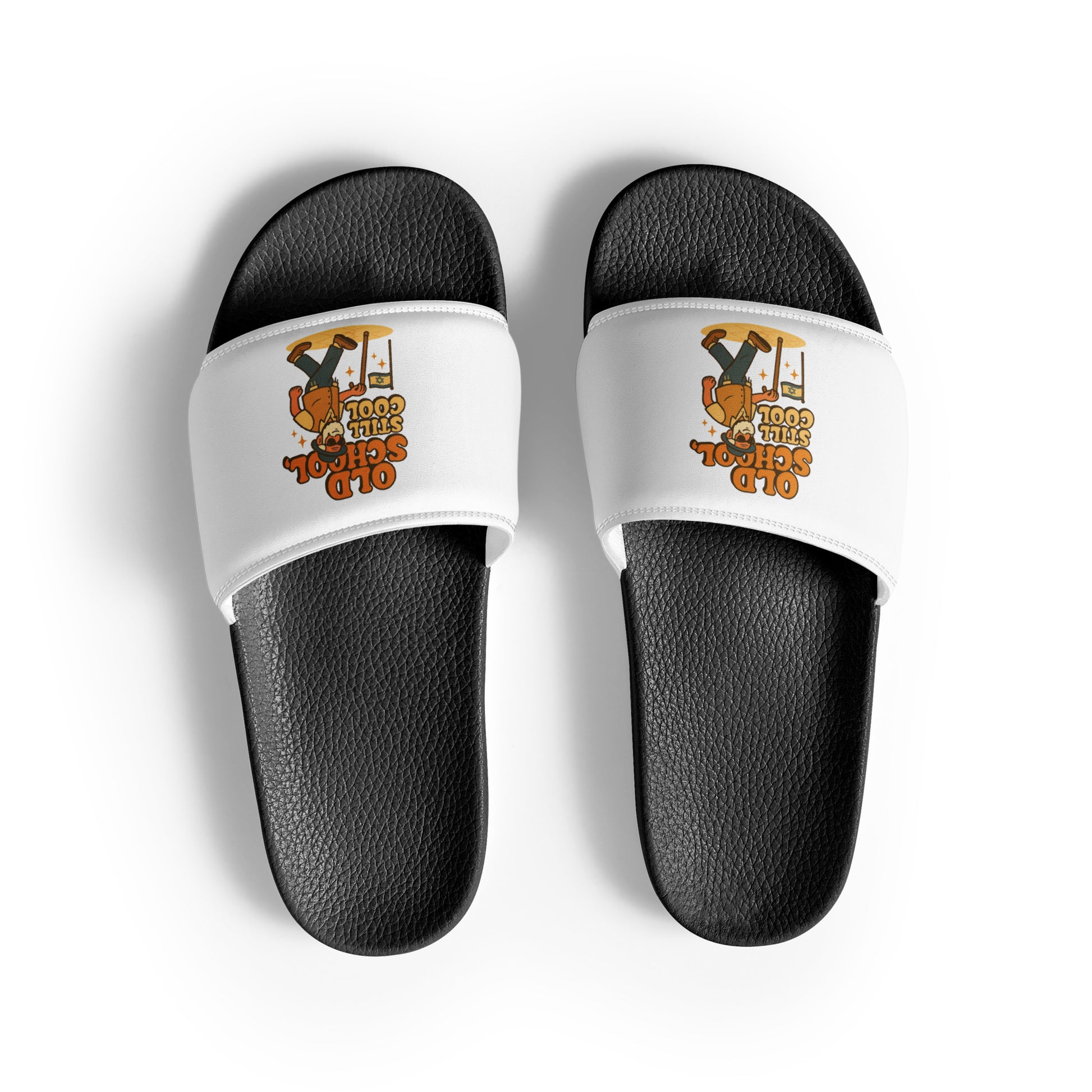 Old School Grandpa Men's Slides - American Zionist