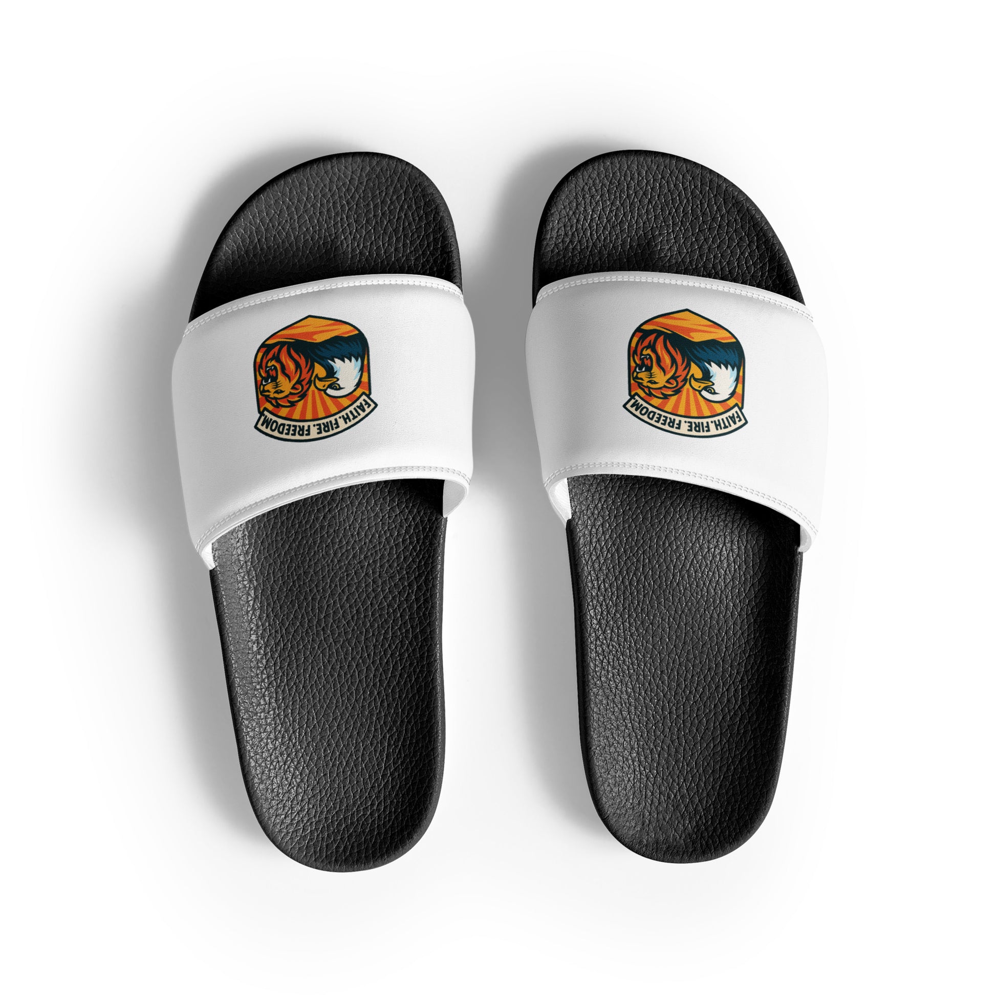 Lions Eagles Rise Men's Slides - American Zionist