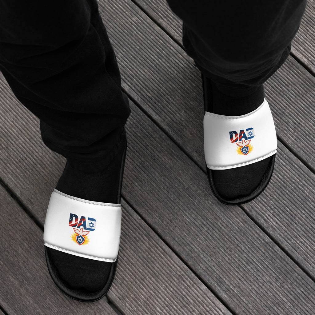 Patriotic Dad Men's Slides - American Zionist