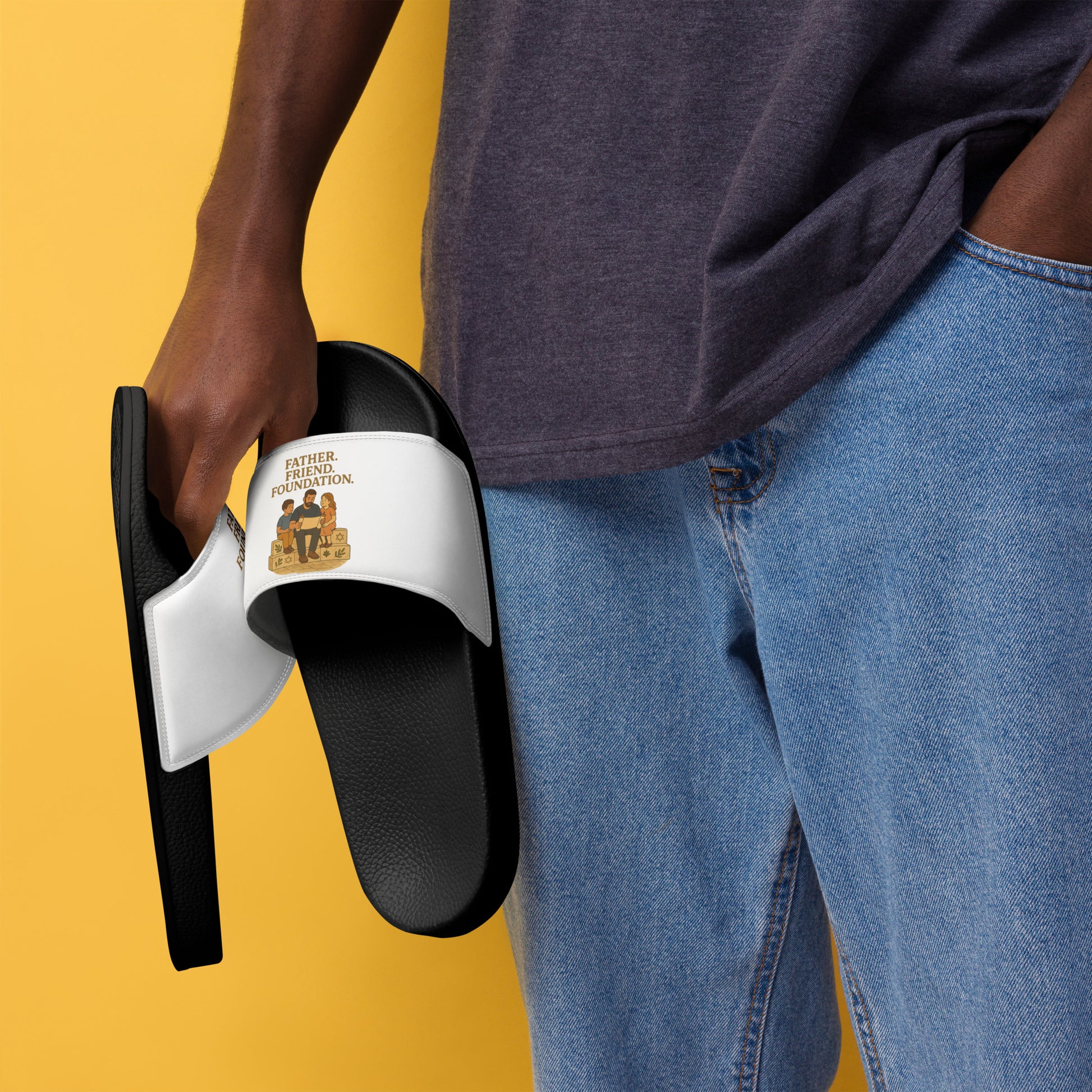 Father Friend Foundation Men's Slides - American Zionist