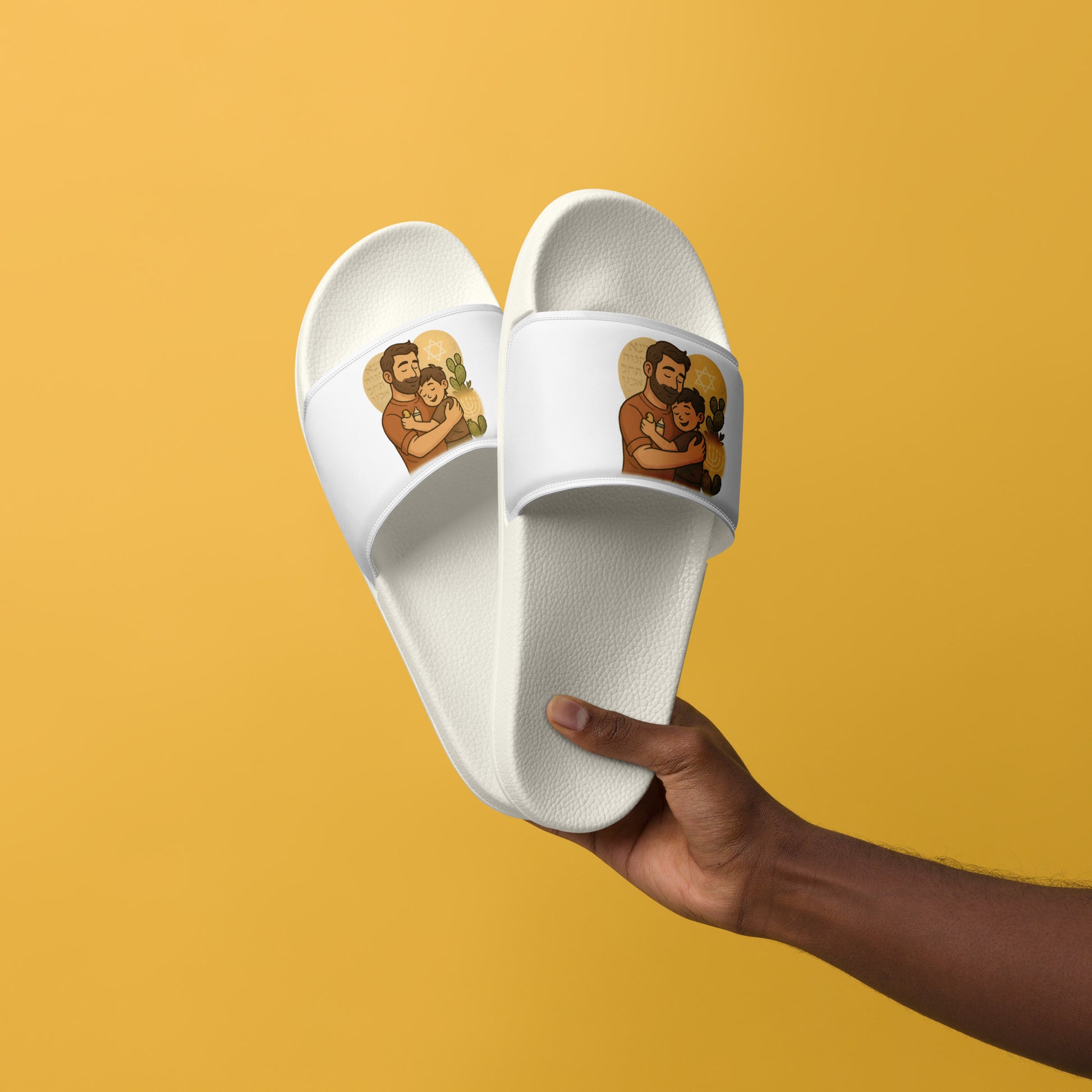 Dad Love Men's Slides - American Zionist