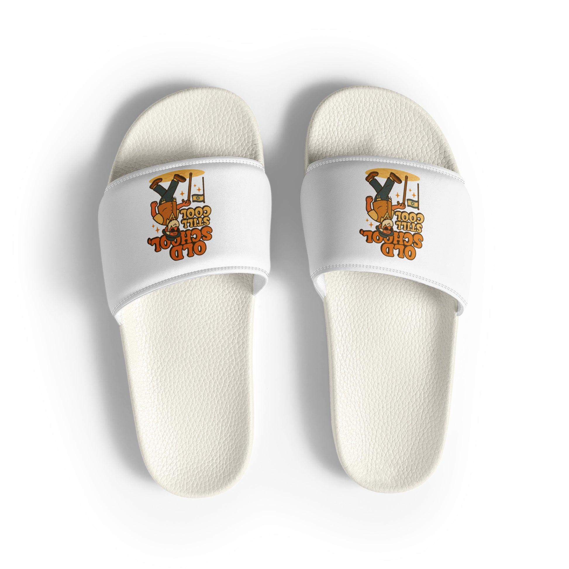 Old School Grandpa Men's Slides - American Zionist