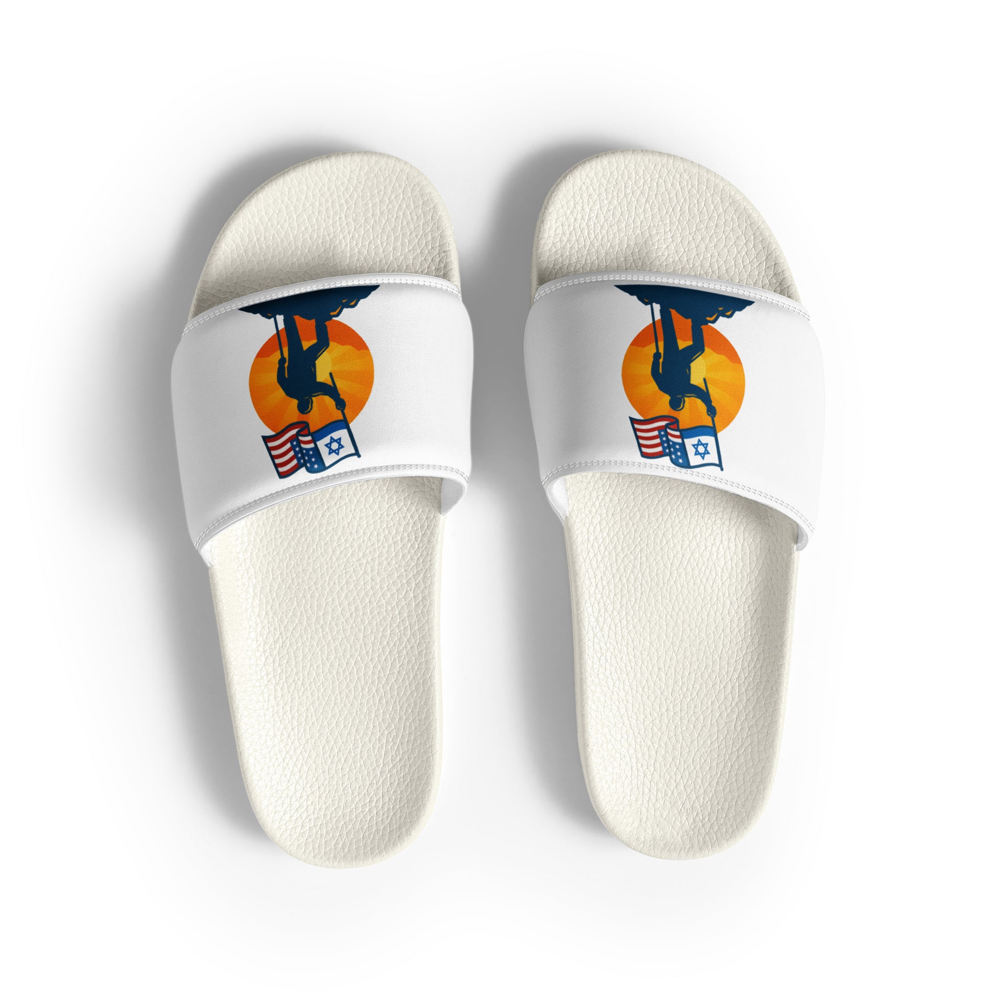 Grandpa Stands for Freedom Men's Slides - American Zionist
