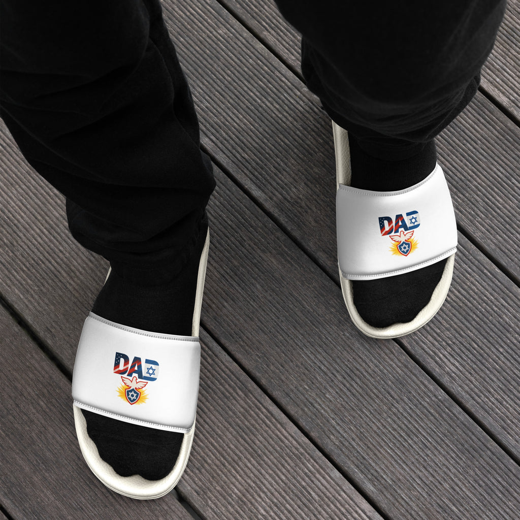 Patriotic Dad Men's Slides - American Zionist