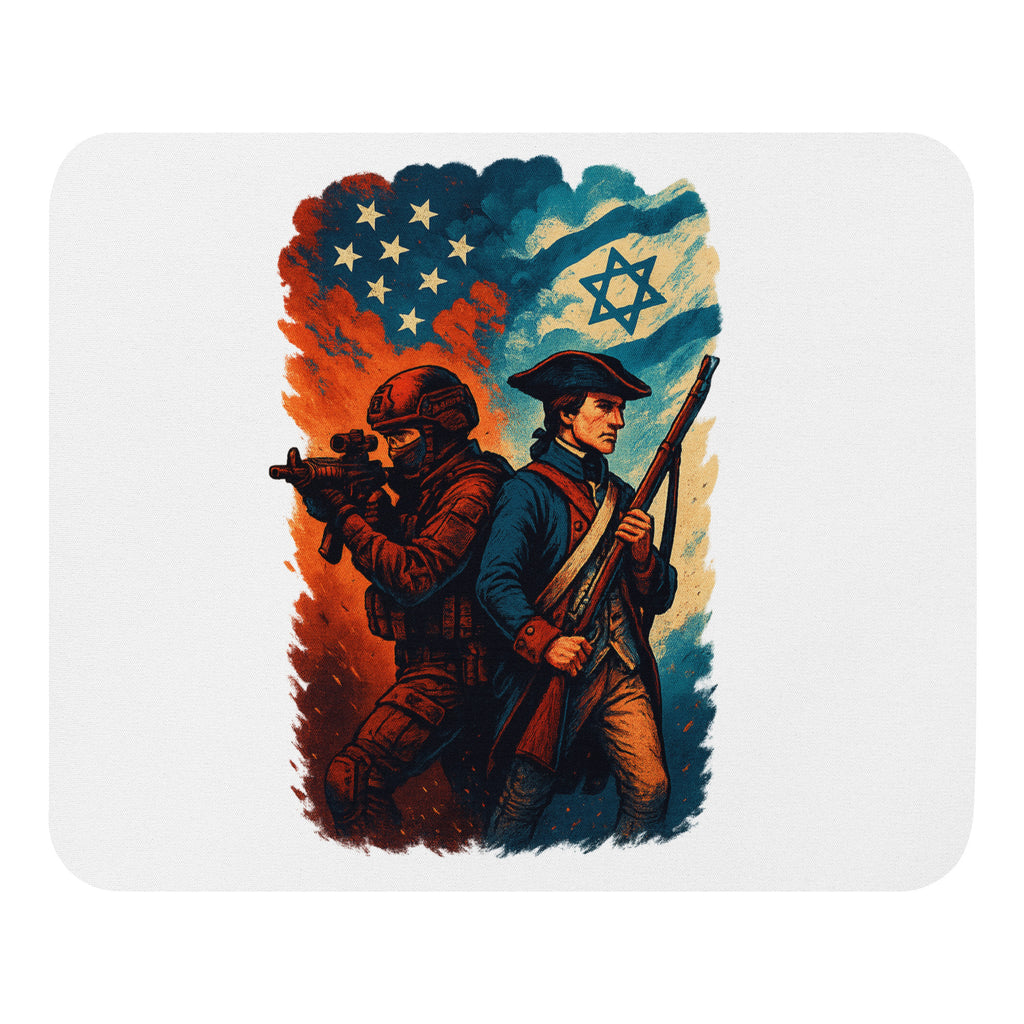 Defenders Across Generations Mouse Pad - American Zionist