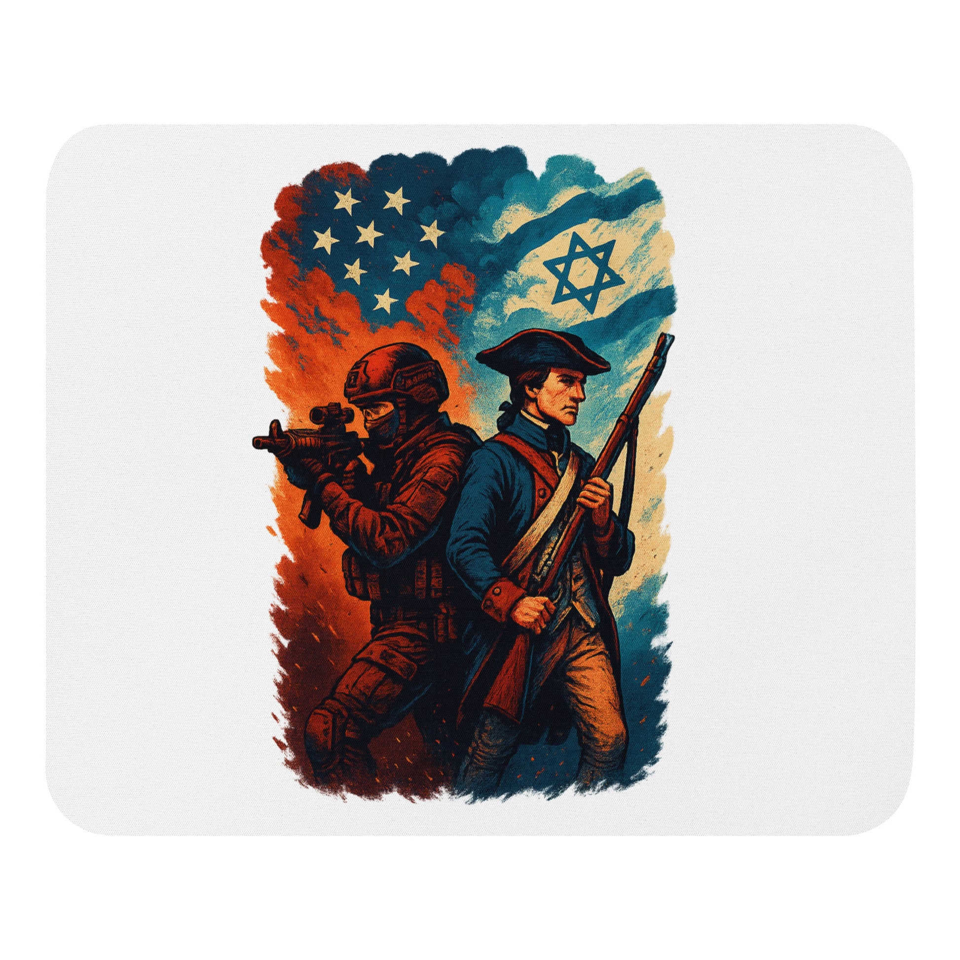Defenders Across Generations Mouse Pad - American Zionist