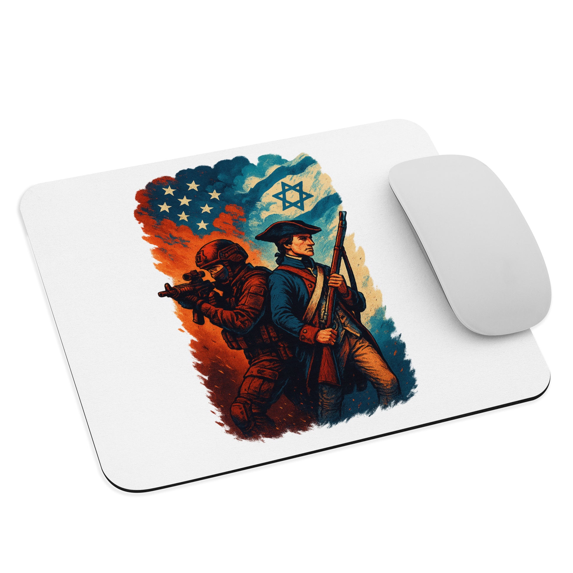 Defenders Across Generations Mouse Pad - American Zionist