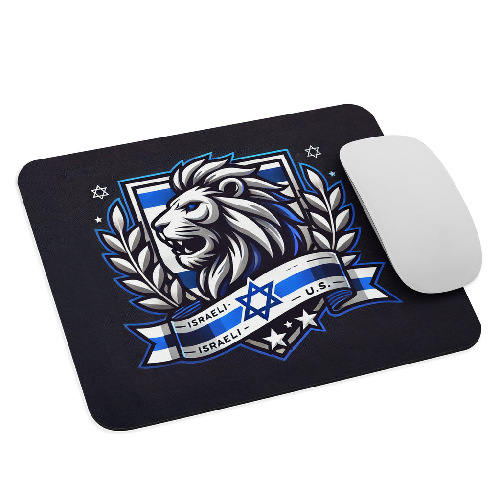 Lion of Judah Crest Mouse Pad - American Zionist