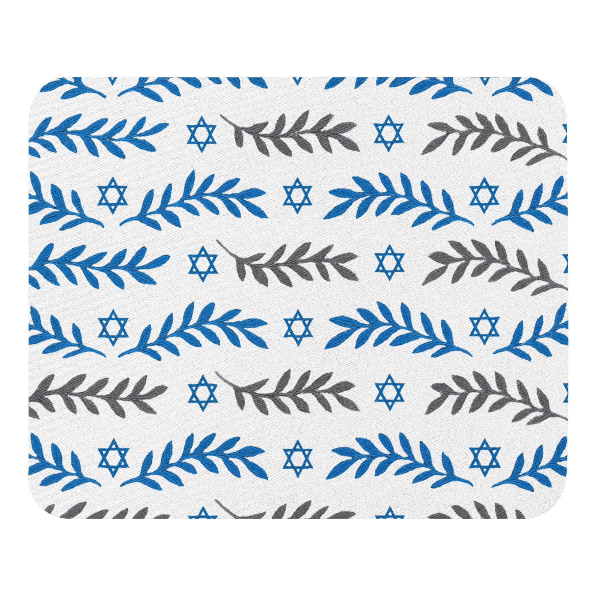 Olive and Shield Mouse Pad - American Zionist