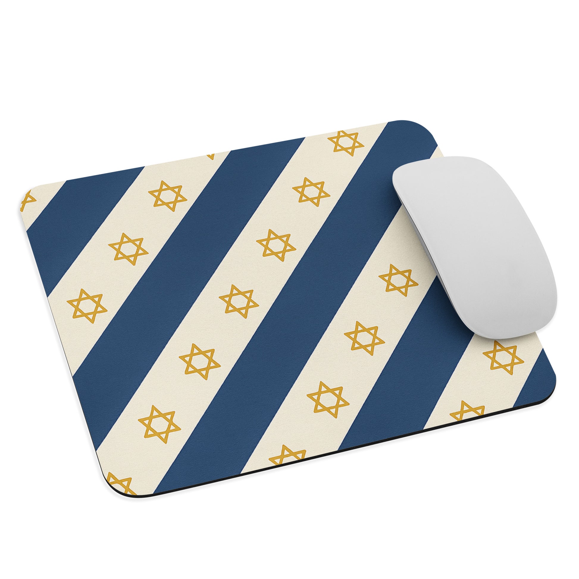 Israel Regalia Stripe Mouse Pad - American Zionist