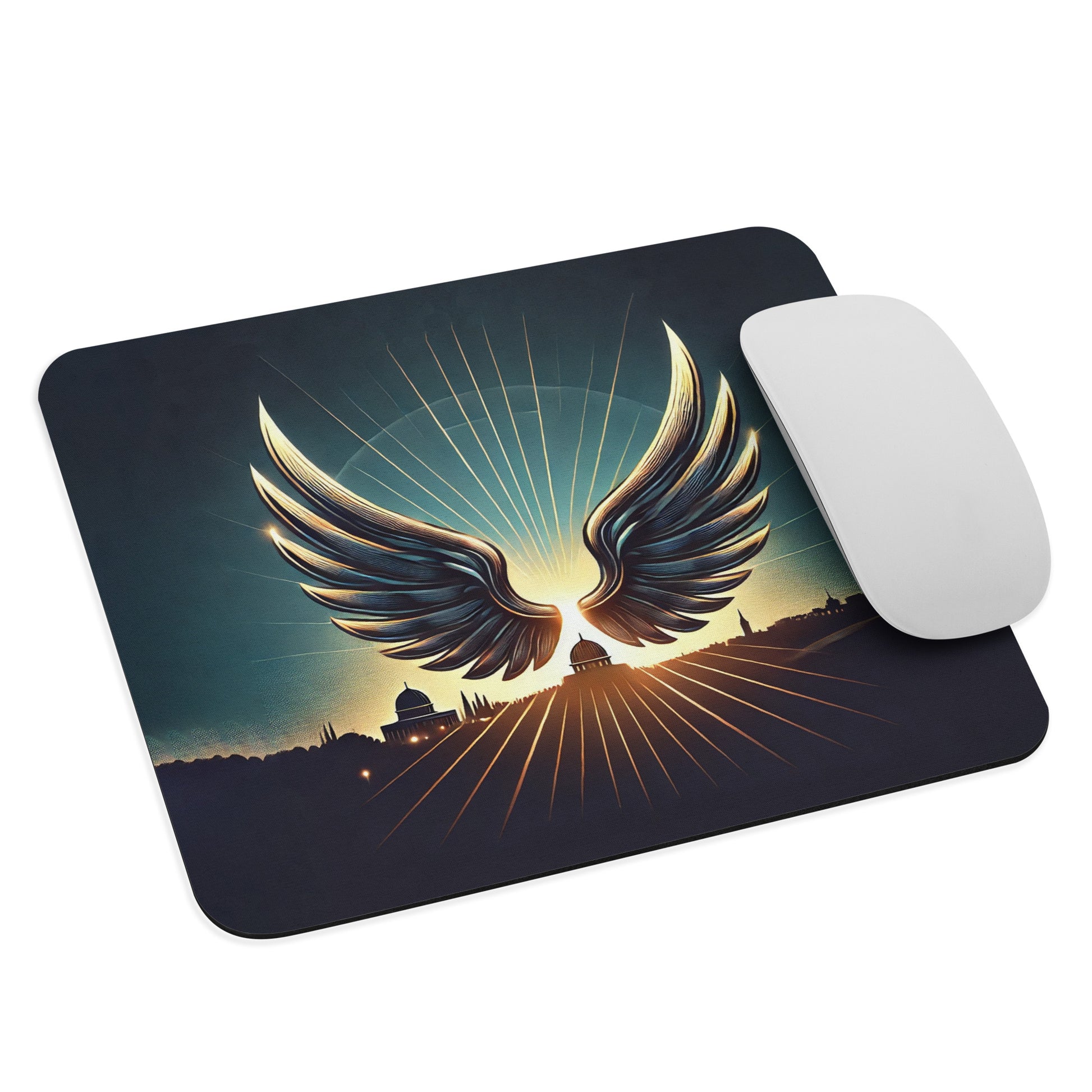 Sunrise Wings Mouse Pad - American Zionist