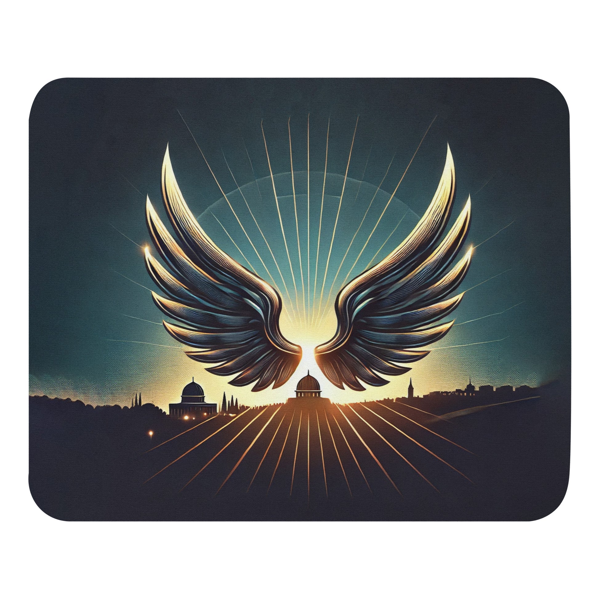 Sunrise Wings Mouse Pad - American Zionist