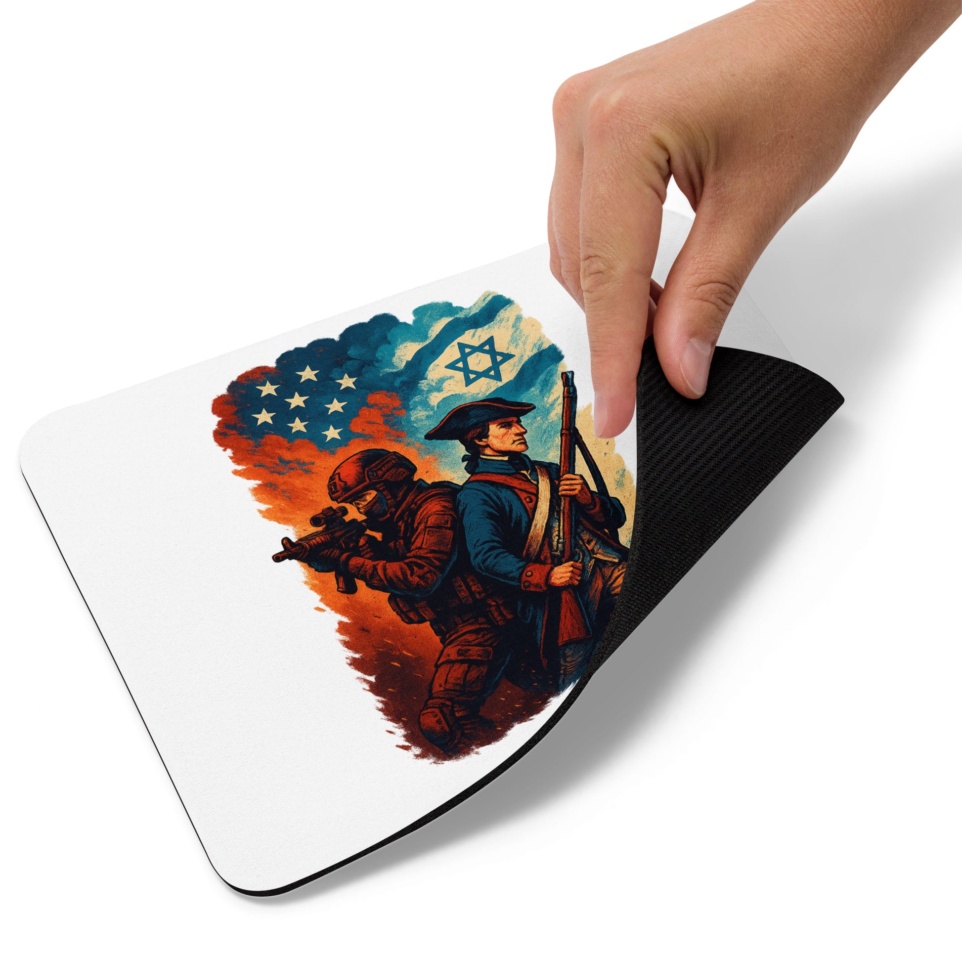 Defenders Across Generations Mouse Pad - American Zionist