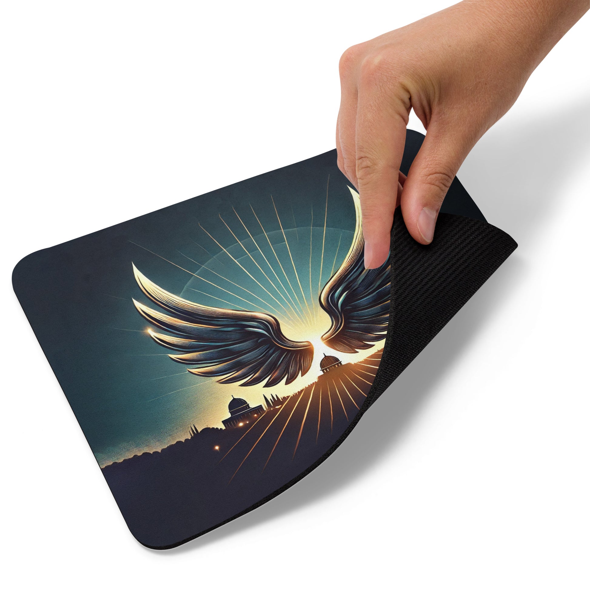 Sunrise Wings Mouse Pad - American Zionist