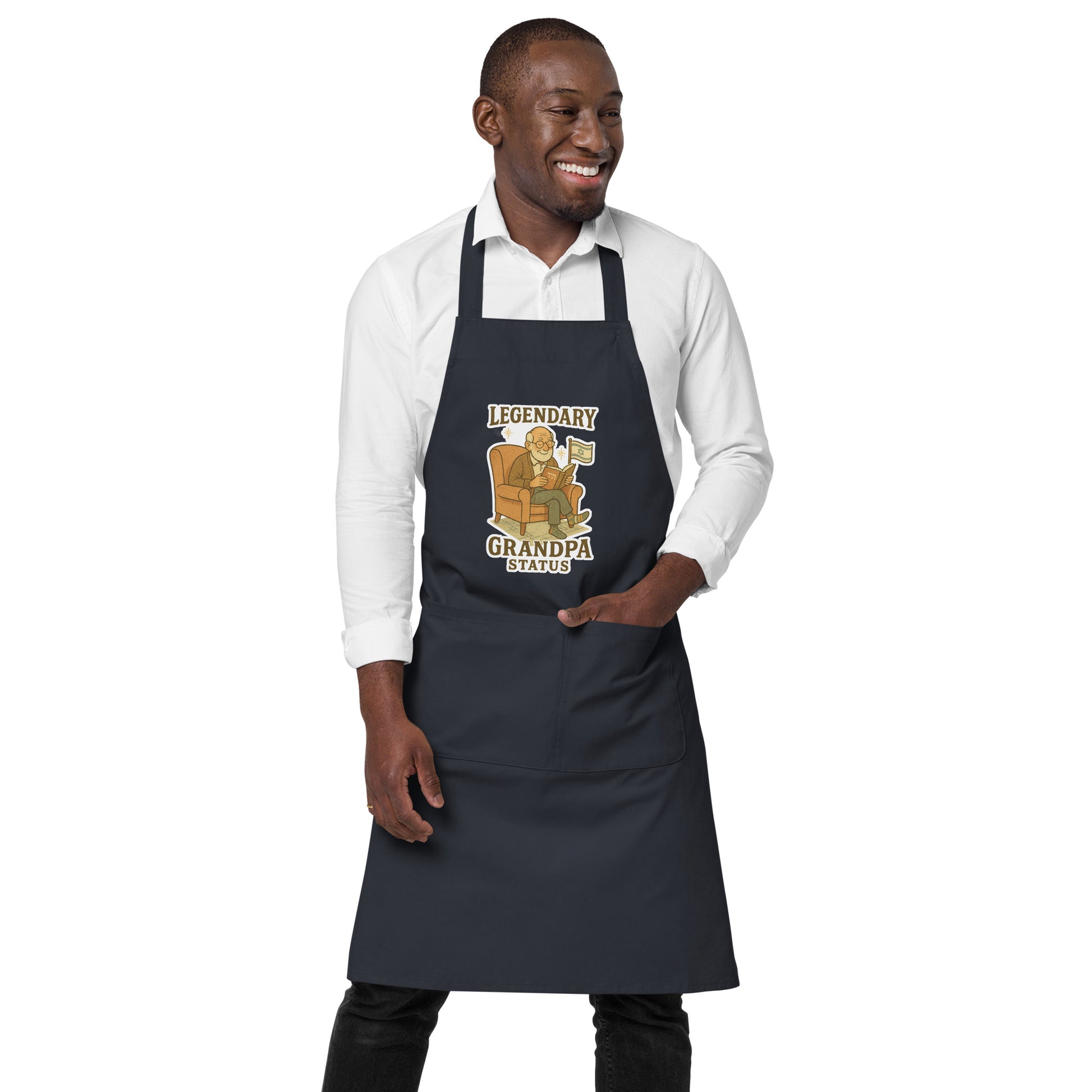 Legendary Grandpa Organic Cotton Apron - American Zionist