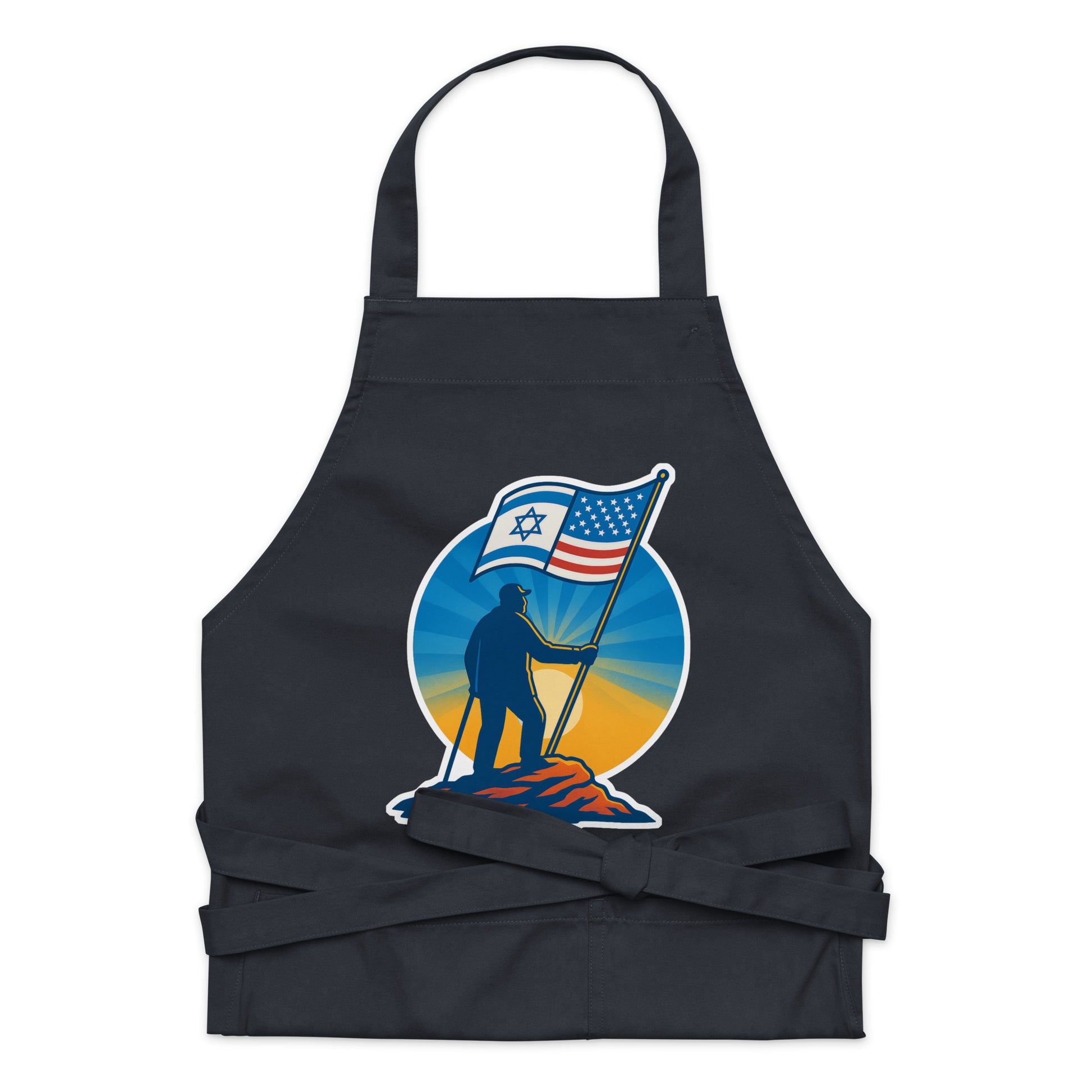 Grandpa Stands Tall Organic Cotton Apron - American Zionist