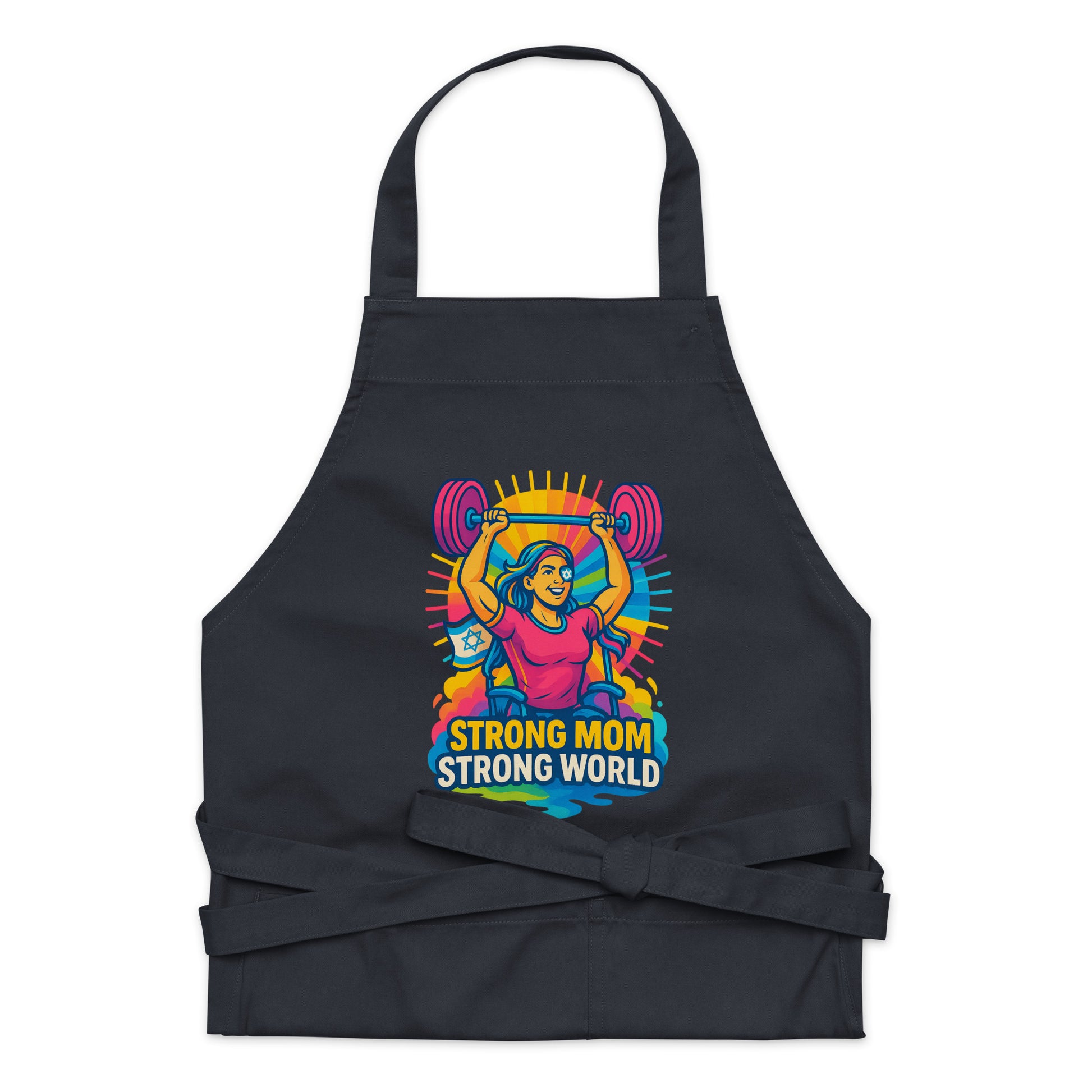 Strong Mom Organic Cotton Apron - American Zionist