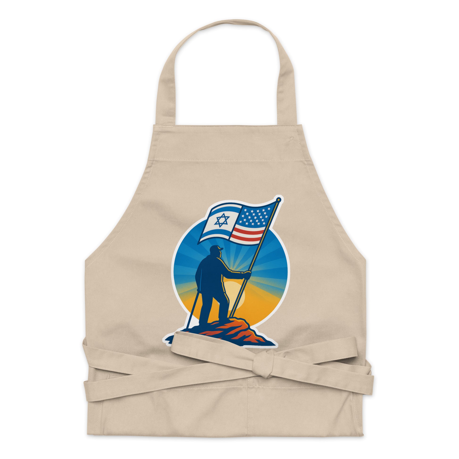 Grandpa Stands Tall Organic Cotton Apron - American Zionist