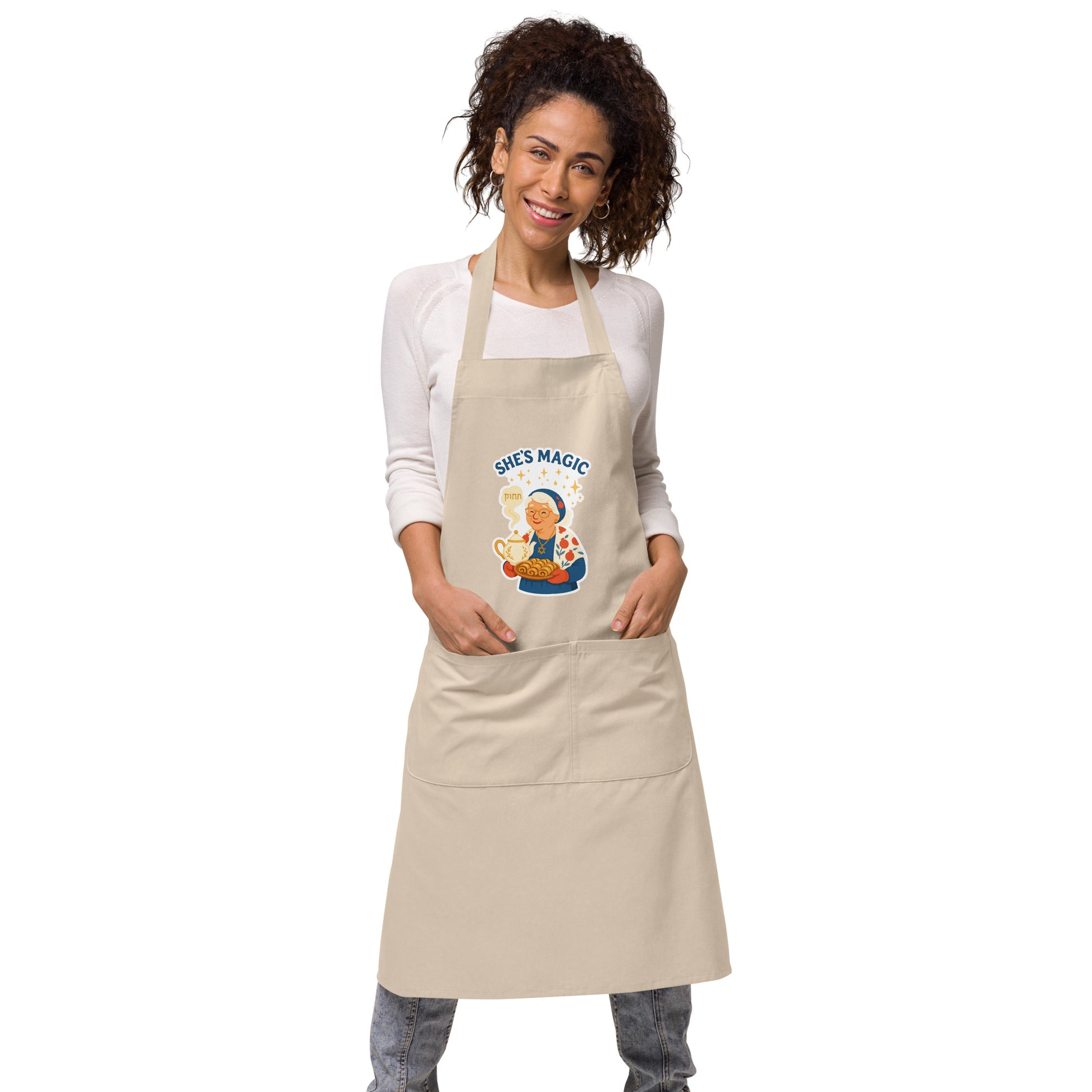 Grandma Magic Organic Cotton Apron - American Zionist