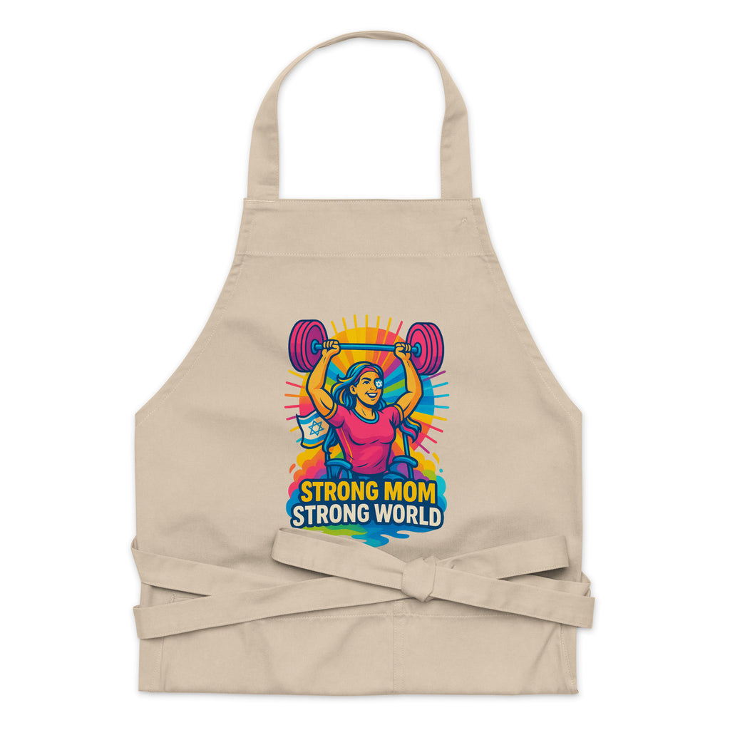 Strong Mom Organic Cotton Apron - American Zionist