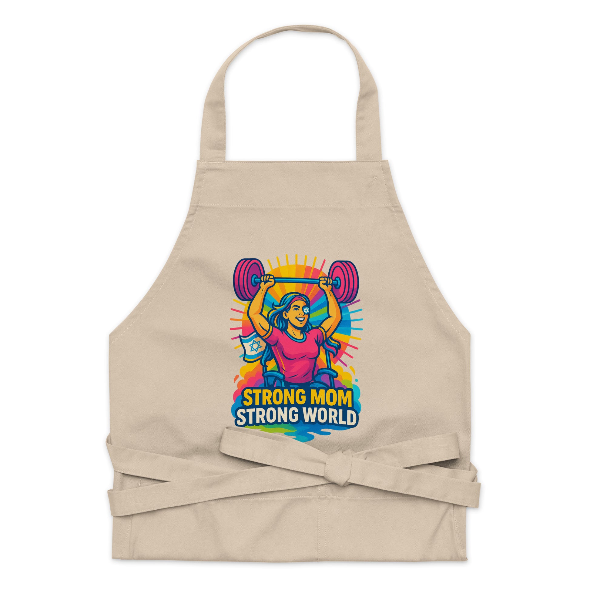 Strong Mom Organic Cotton Apron - American Zionist
