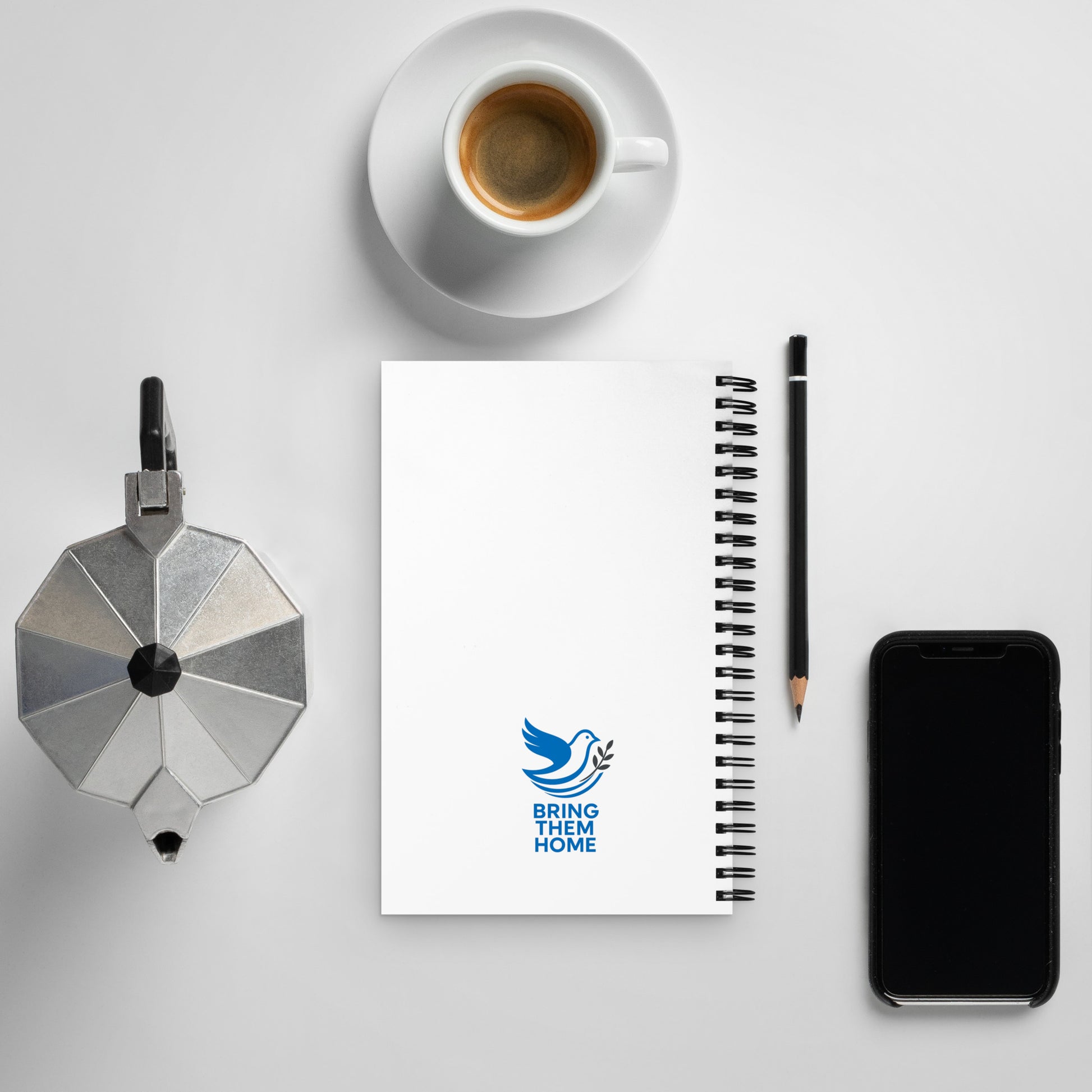 Dove Bring Them Home Spiral Notebook - American Zionist