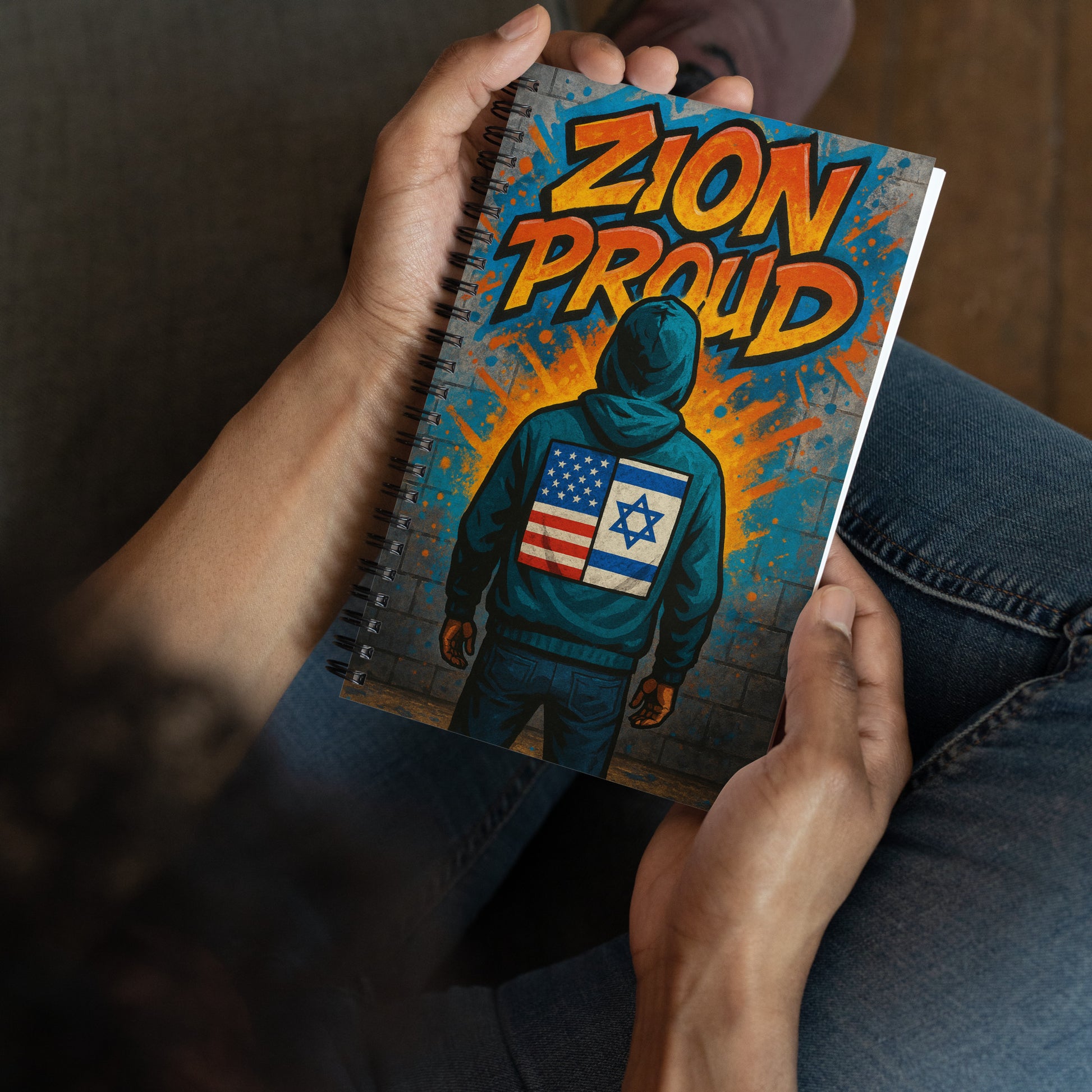 Zion Proud Spiral Notebook - American Zionist