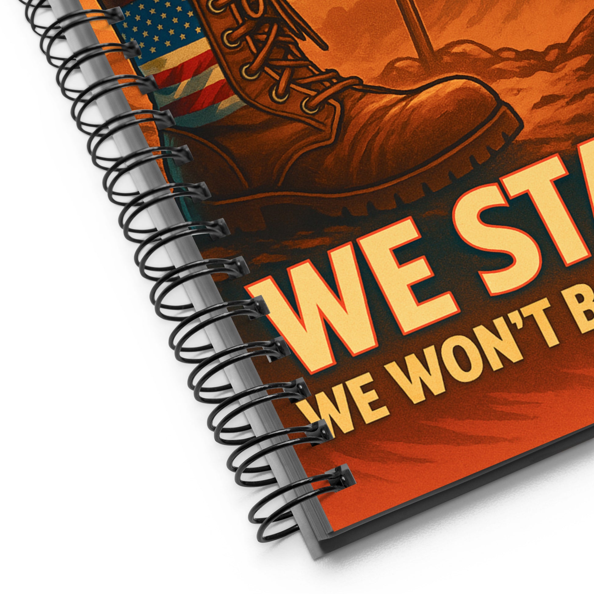 We Stand Spiral Notebook - American Zionist