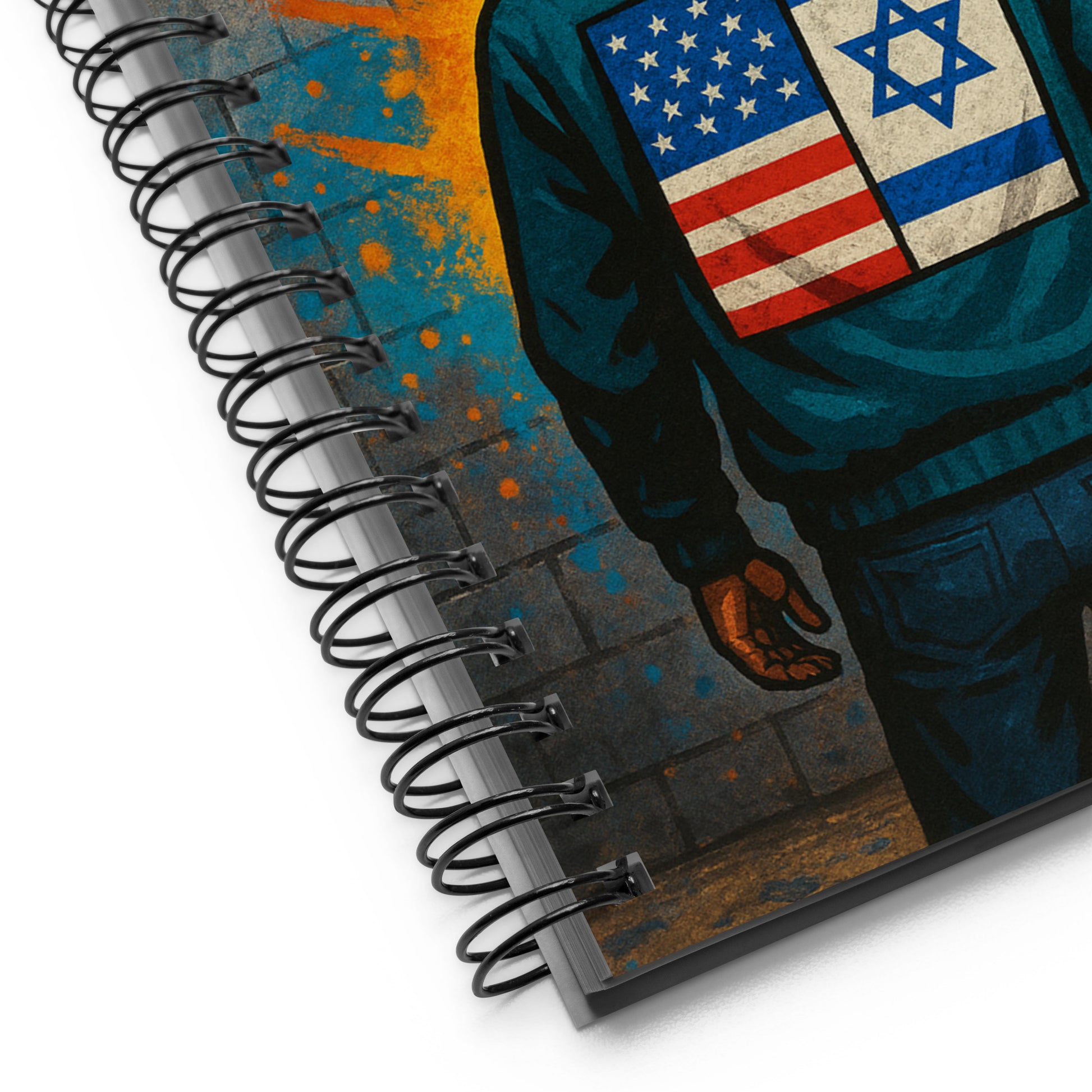 Zion Proud Spiral Notebook - American Zionist