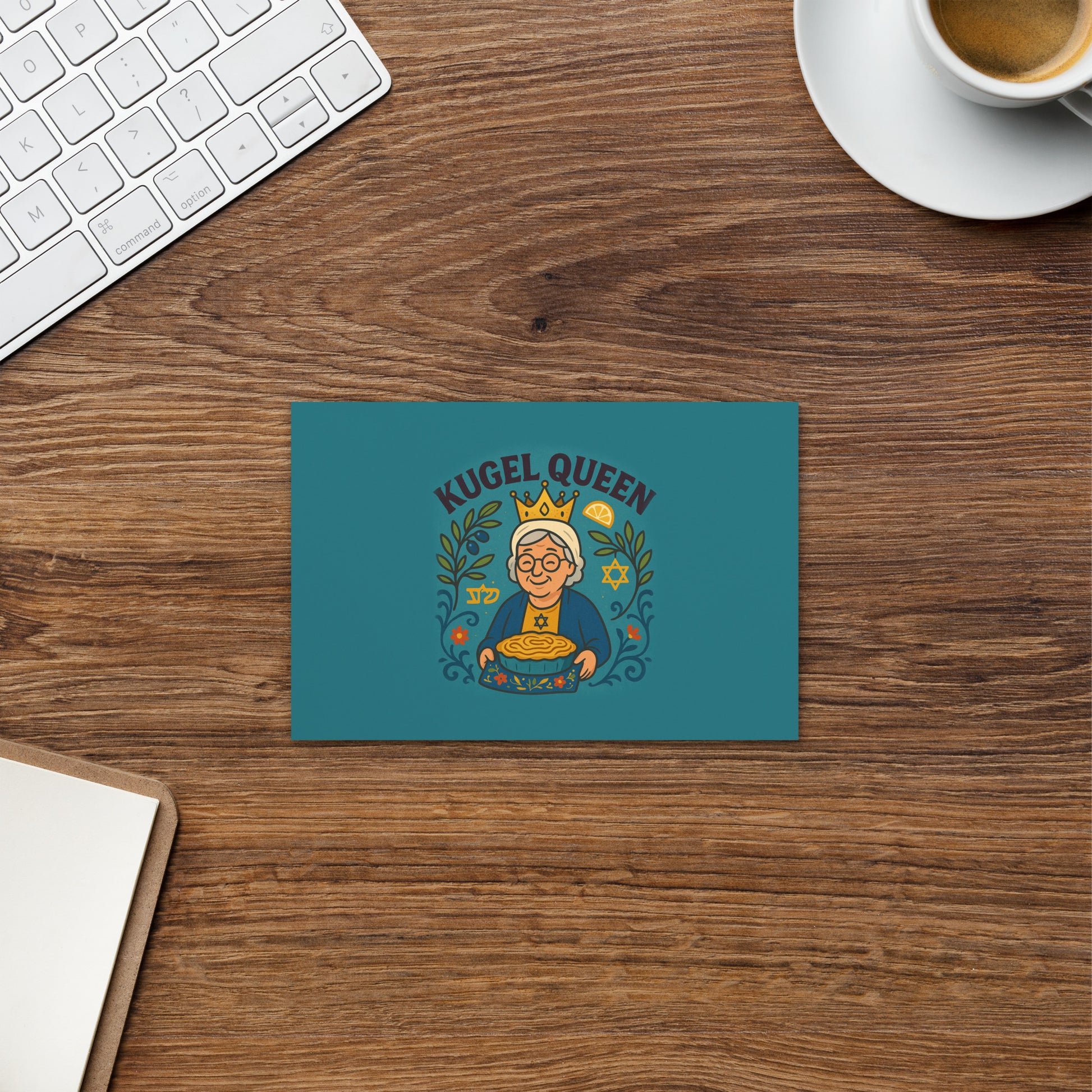 Kugel Queen Standard Postcard - American Zionist