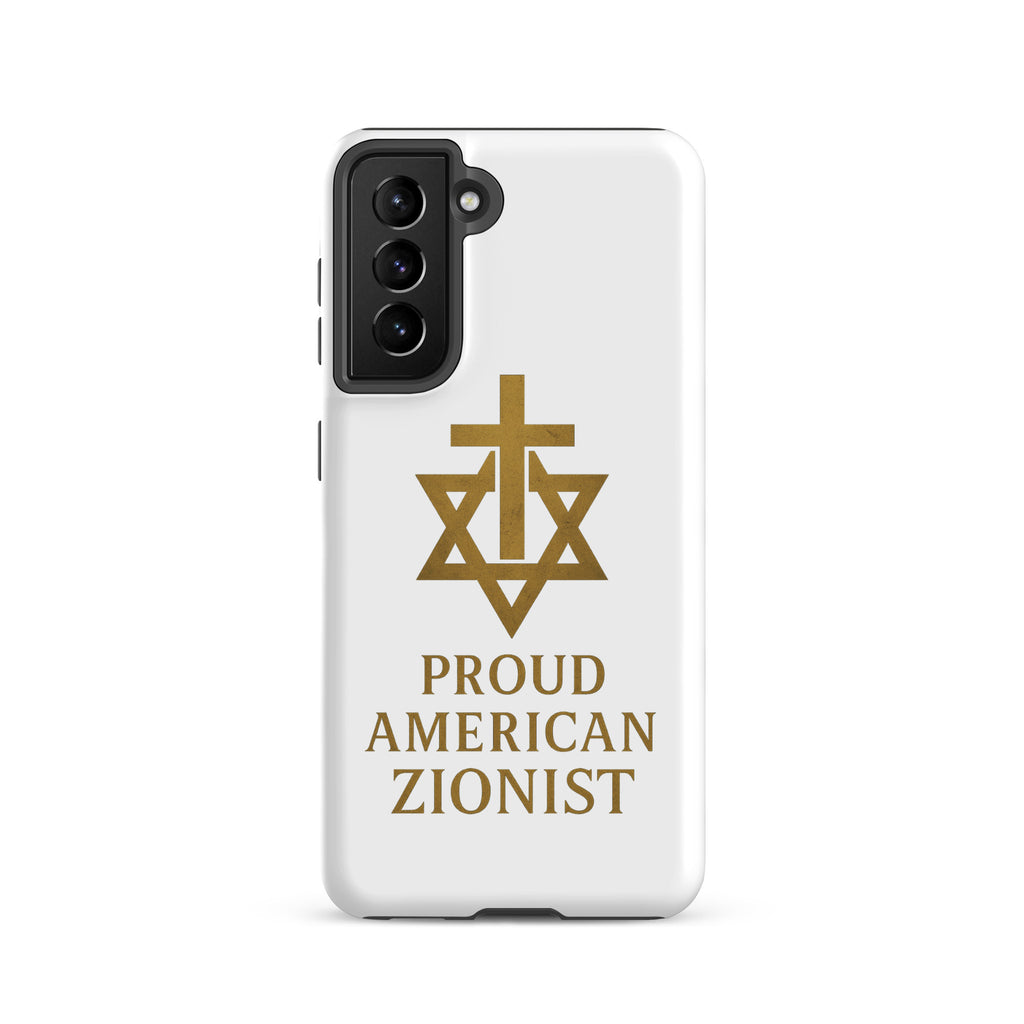 Proud American Zionist Tough case for Samsung® - American Zionist