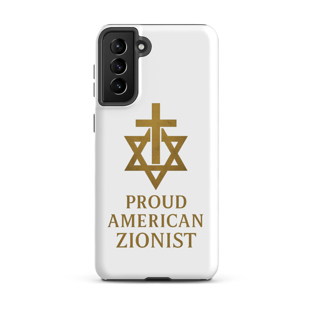 Proud American Zionist Tough case for Samsung® - American Zionist