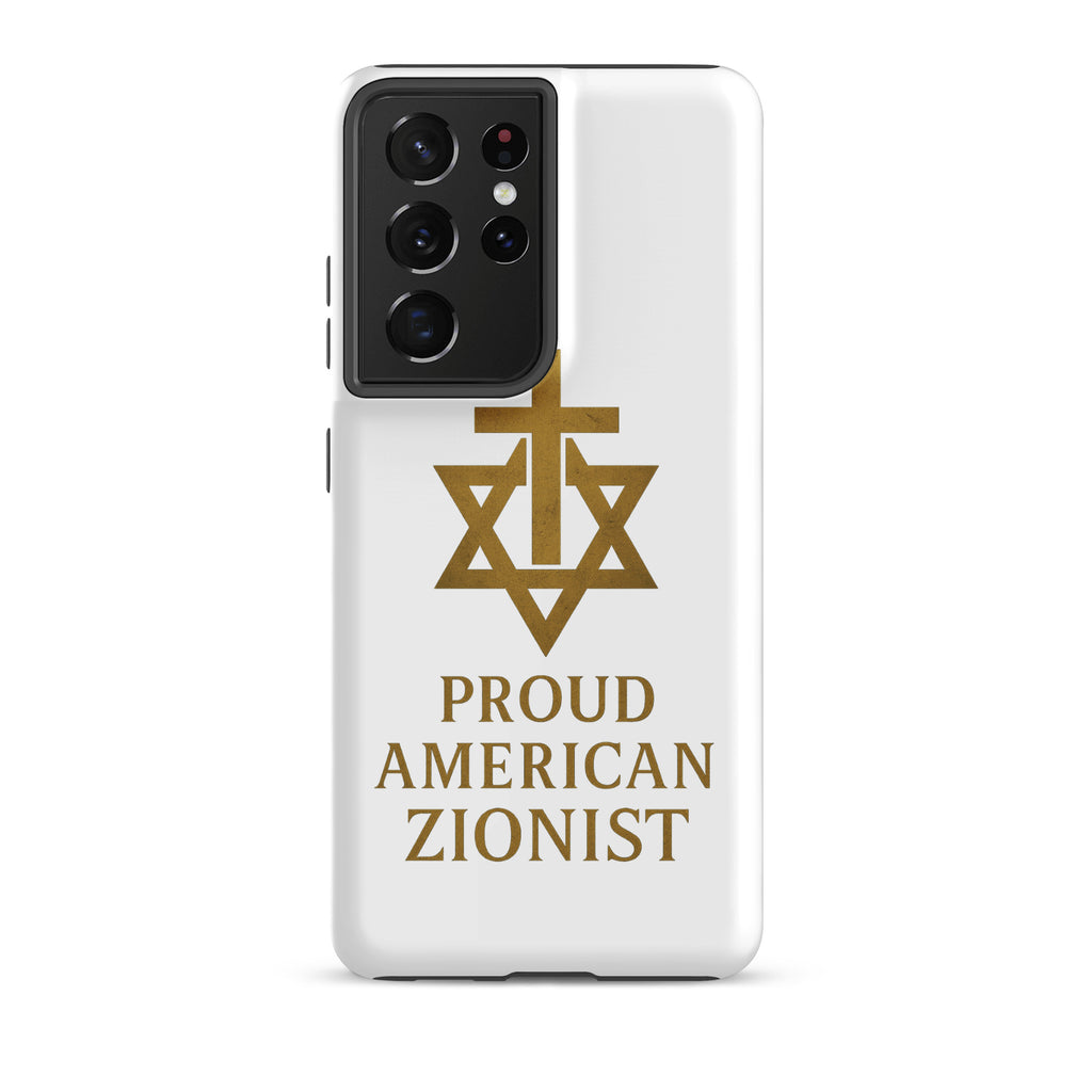 Proud American Zionist Tough case for Samsung® - American Zionist
