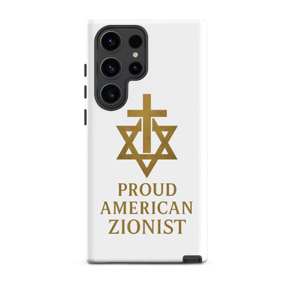 Proud American Zionist Tough case for Samsung® - American Zionist