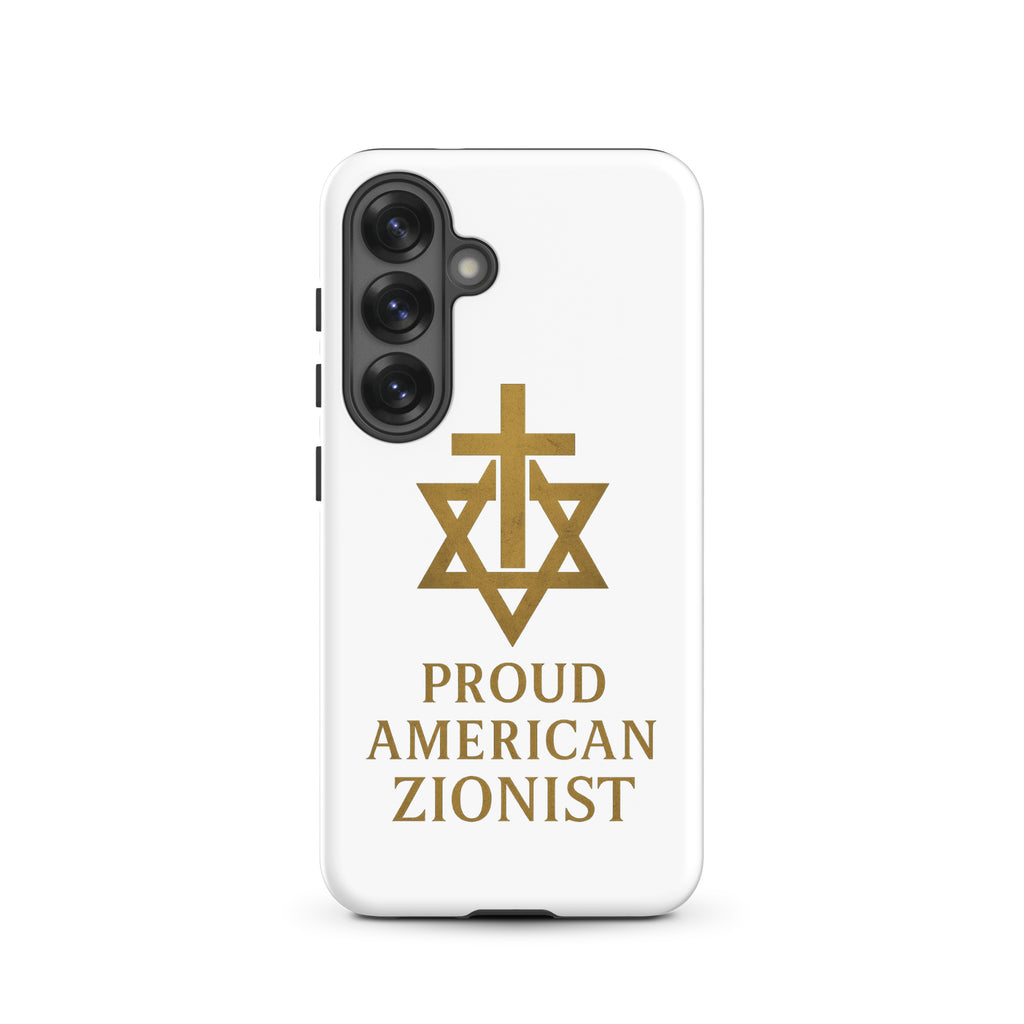 Proud American Zionist Tough case for Samsung® - American Zionist