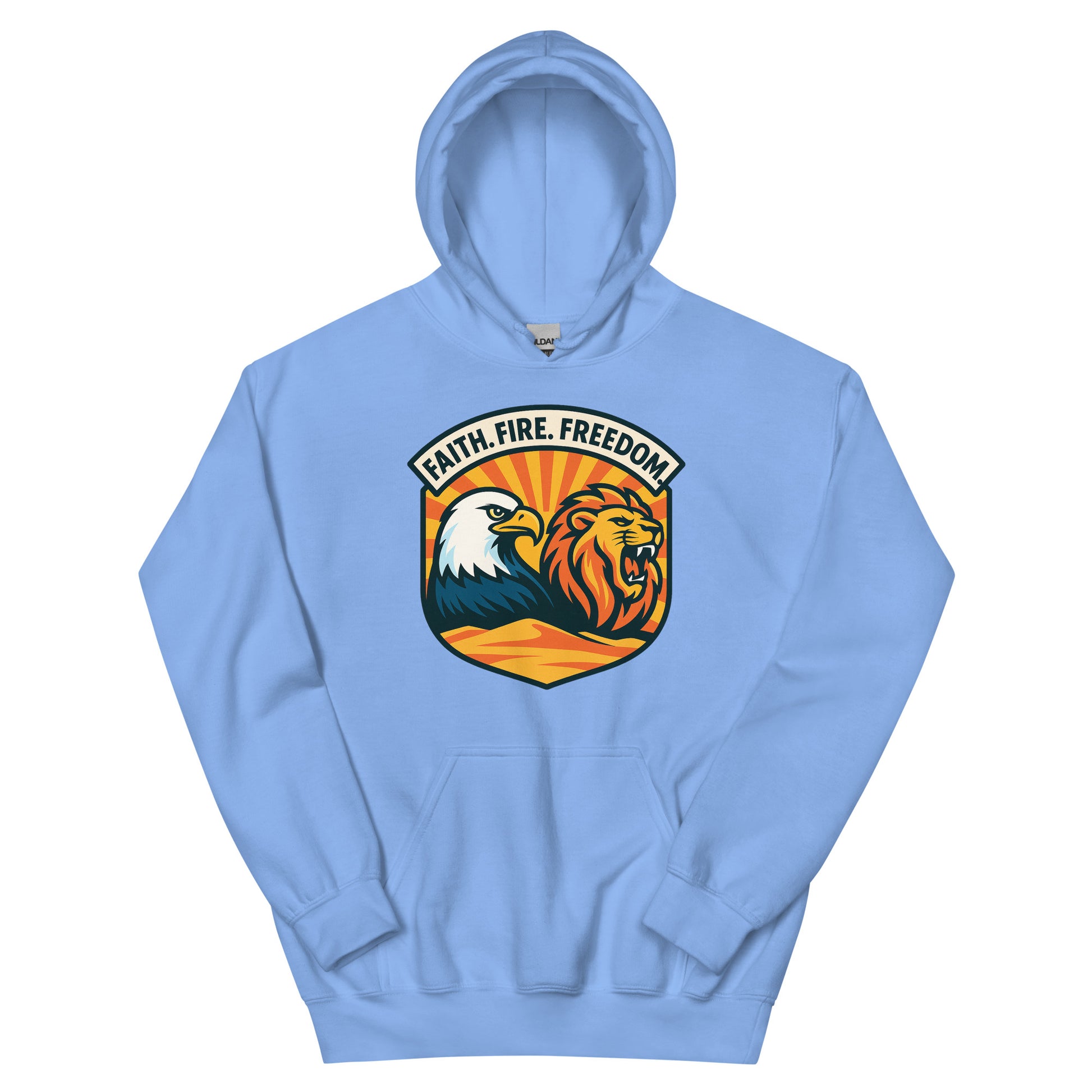 Lion Of Israel Unisex Heavy Blend Hoodie - American Zionist