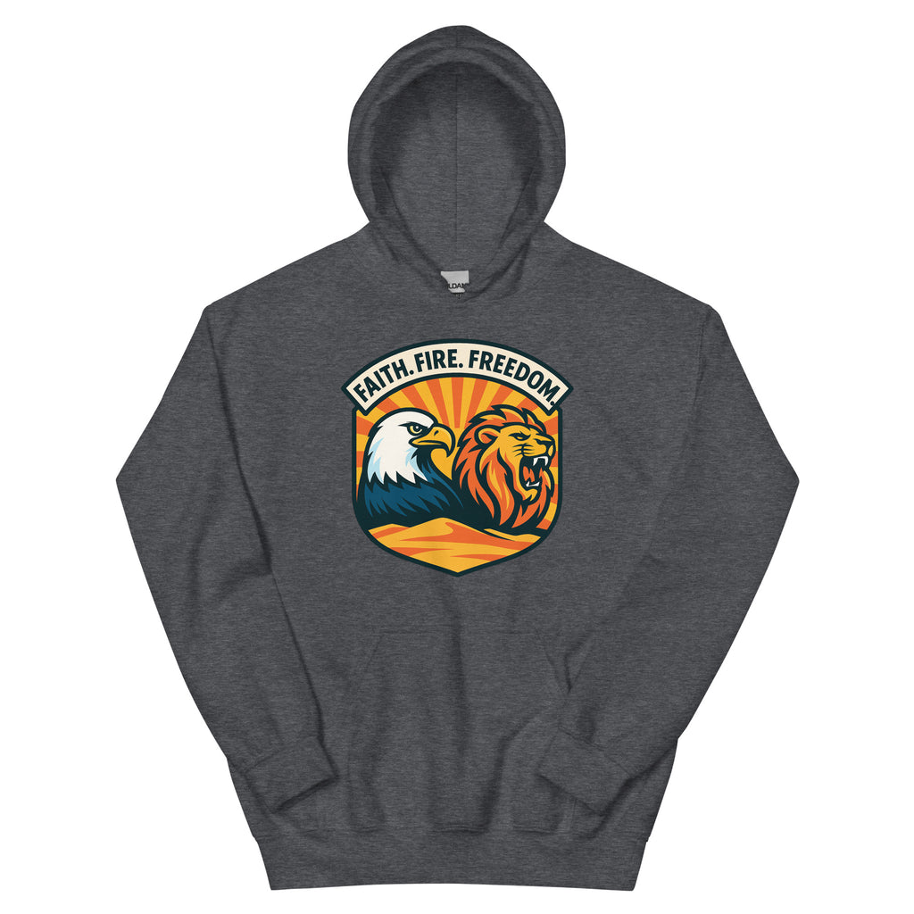 Lion Of Israel Unisex Heavy Blend Hoodie - American Zionist
