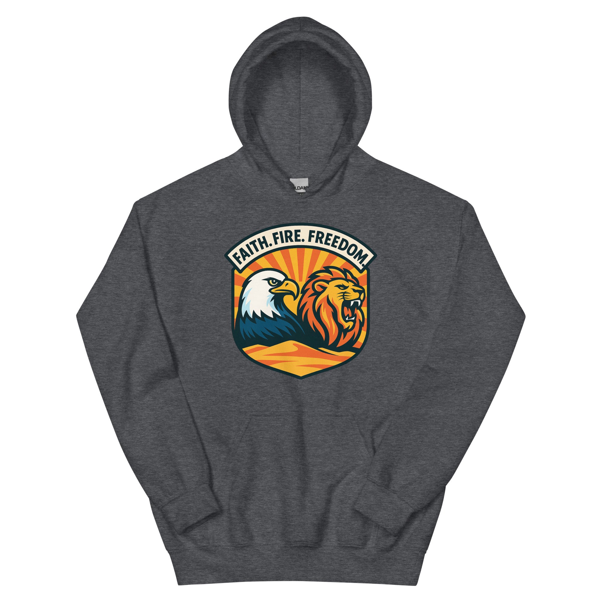 Lion Of Israel Unisex Heavy Blend Hoodie - American Zionist