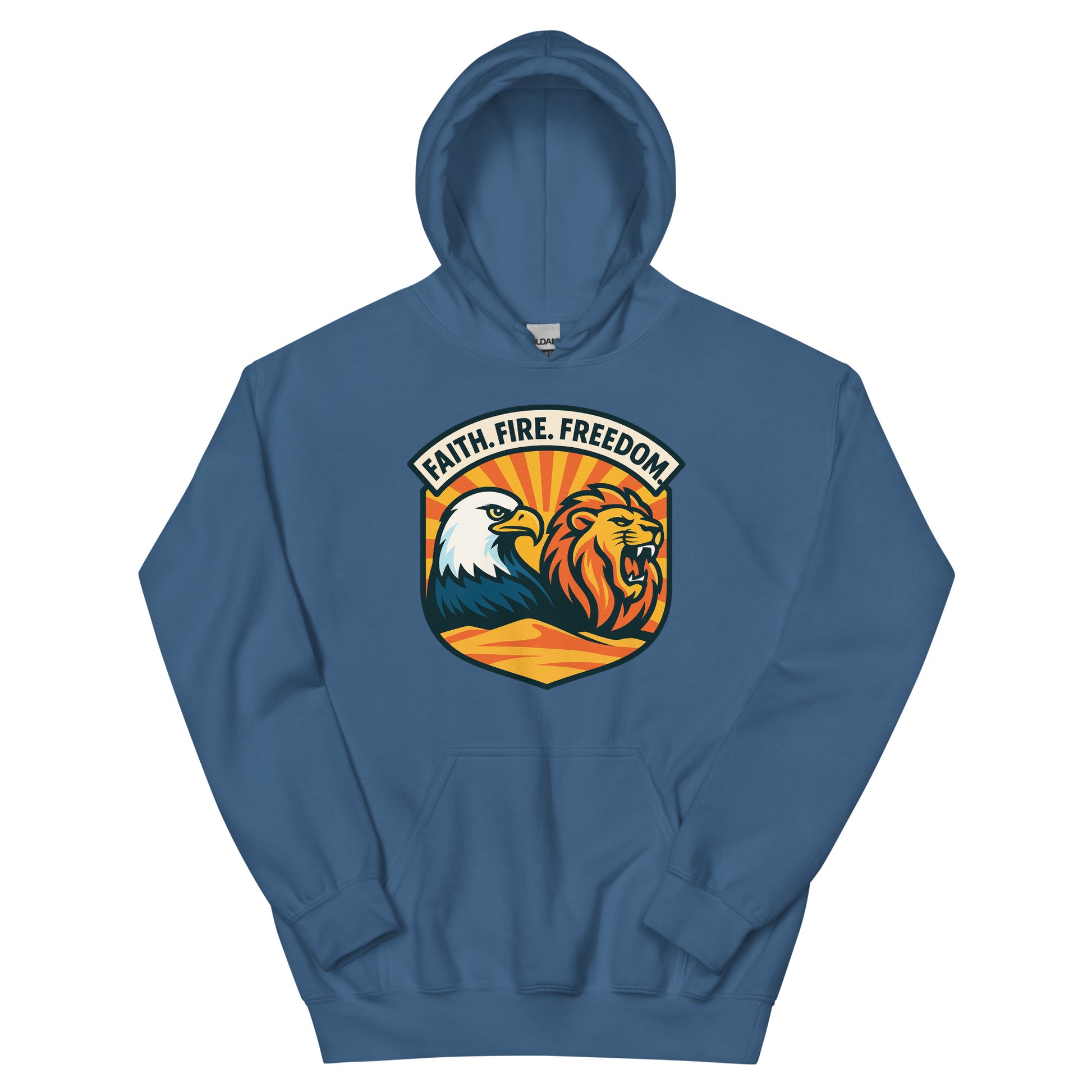 Lion Of Israel Unisex Heavy Blend Hoodie - American Zionist