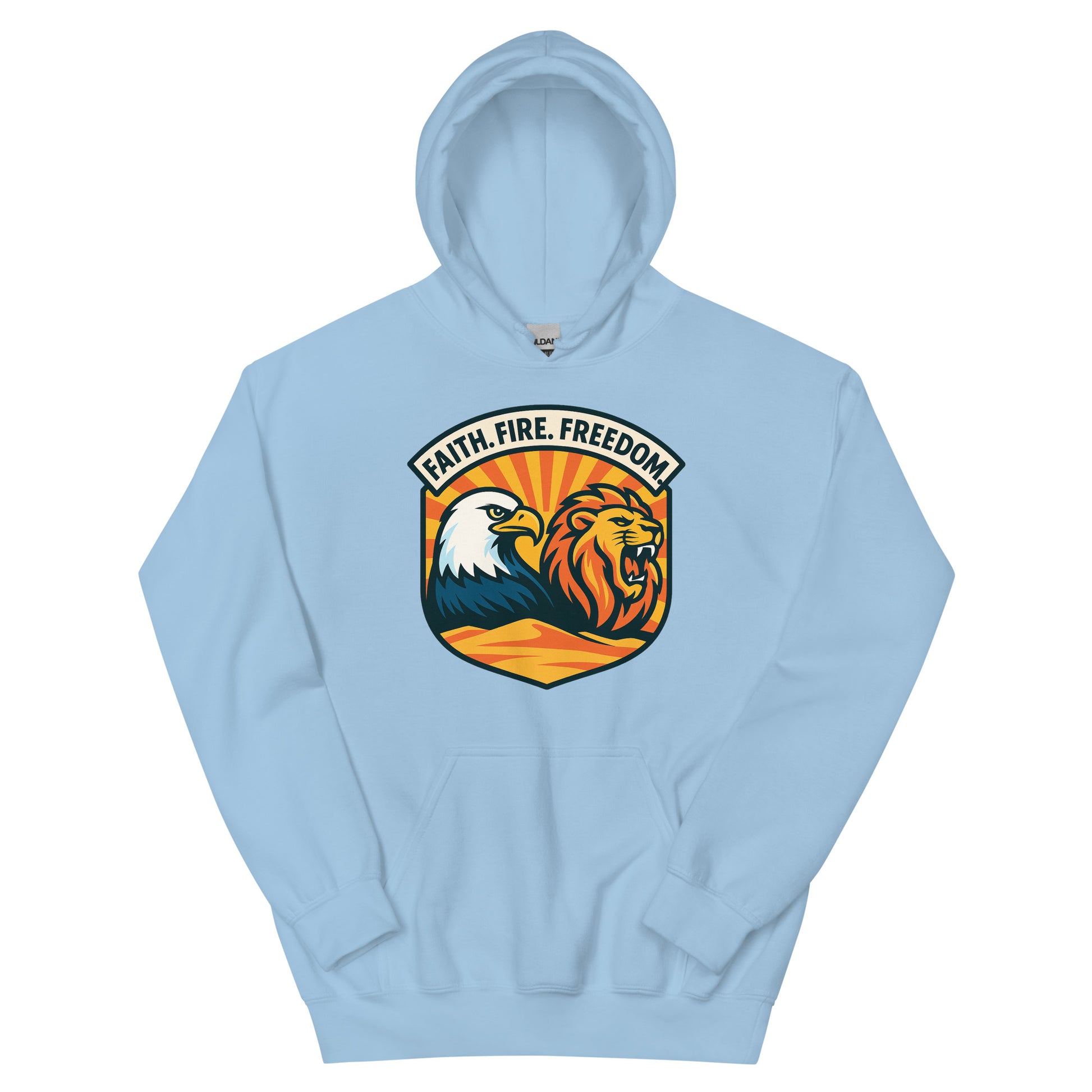 Lion Of Israel Unisex Heavy Blend Hoodie - American Zionist