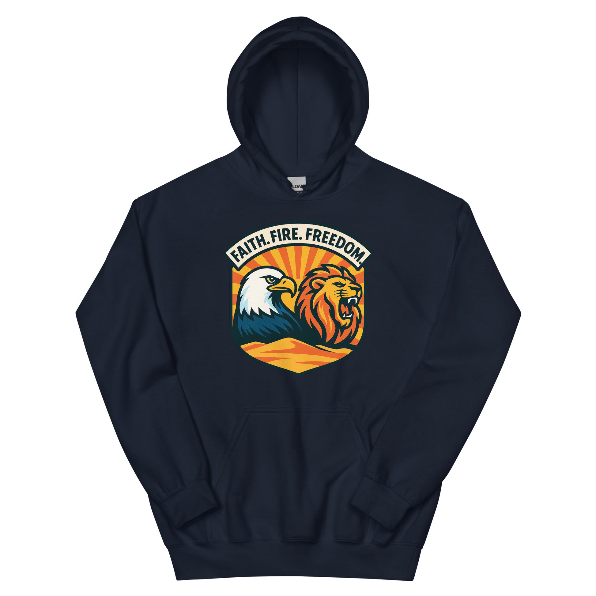 Lion Of Israel Unisex Heavy Blend Hoodie - American Zionist