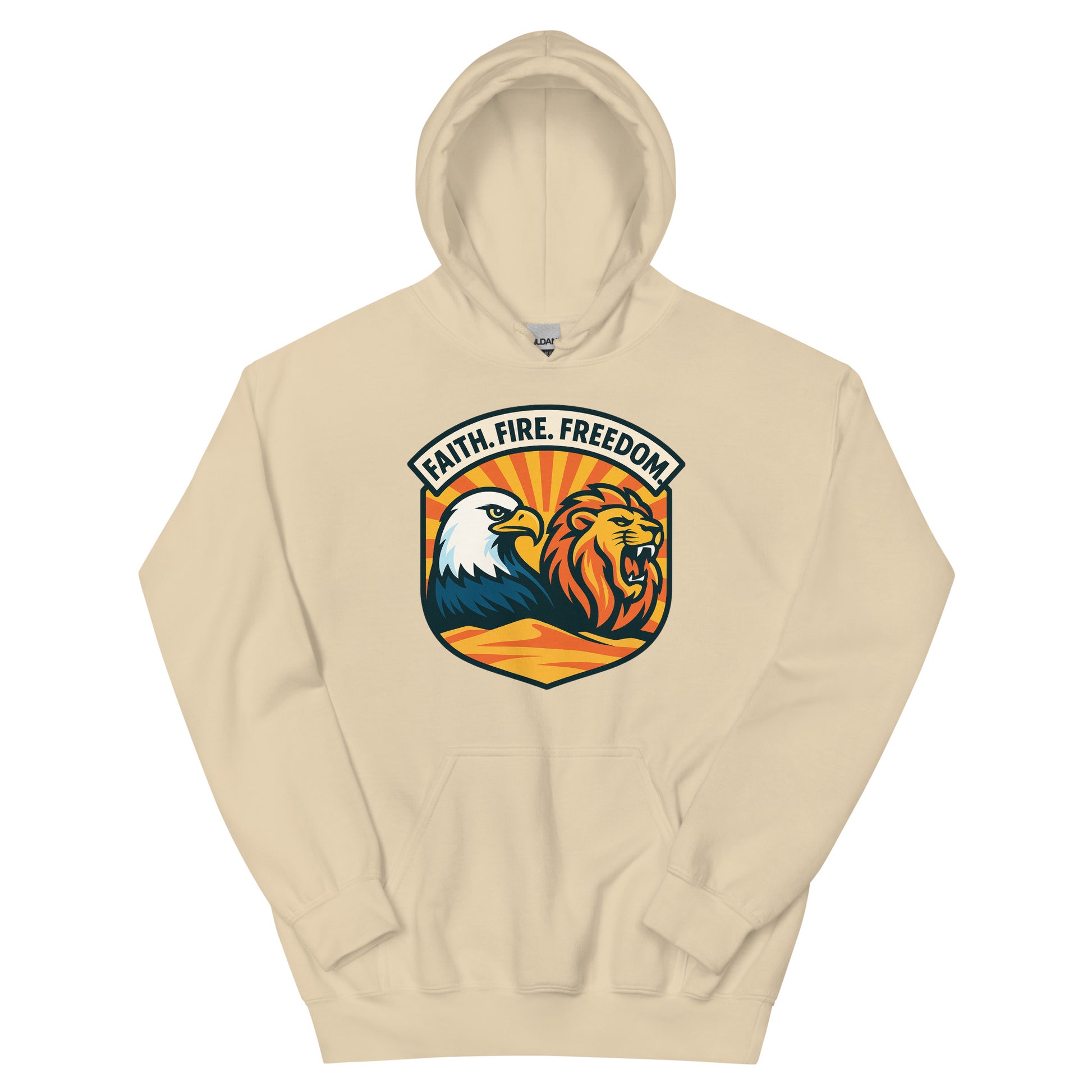 Lion Of Israel Unisex Heavy Blend Hoodie - American Zionist