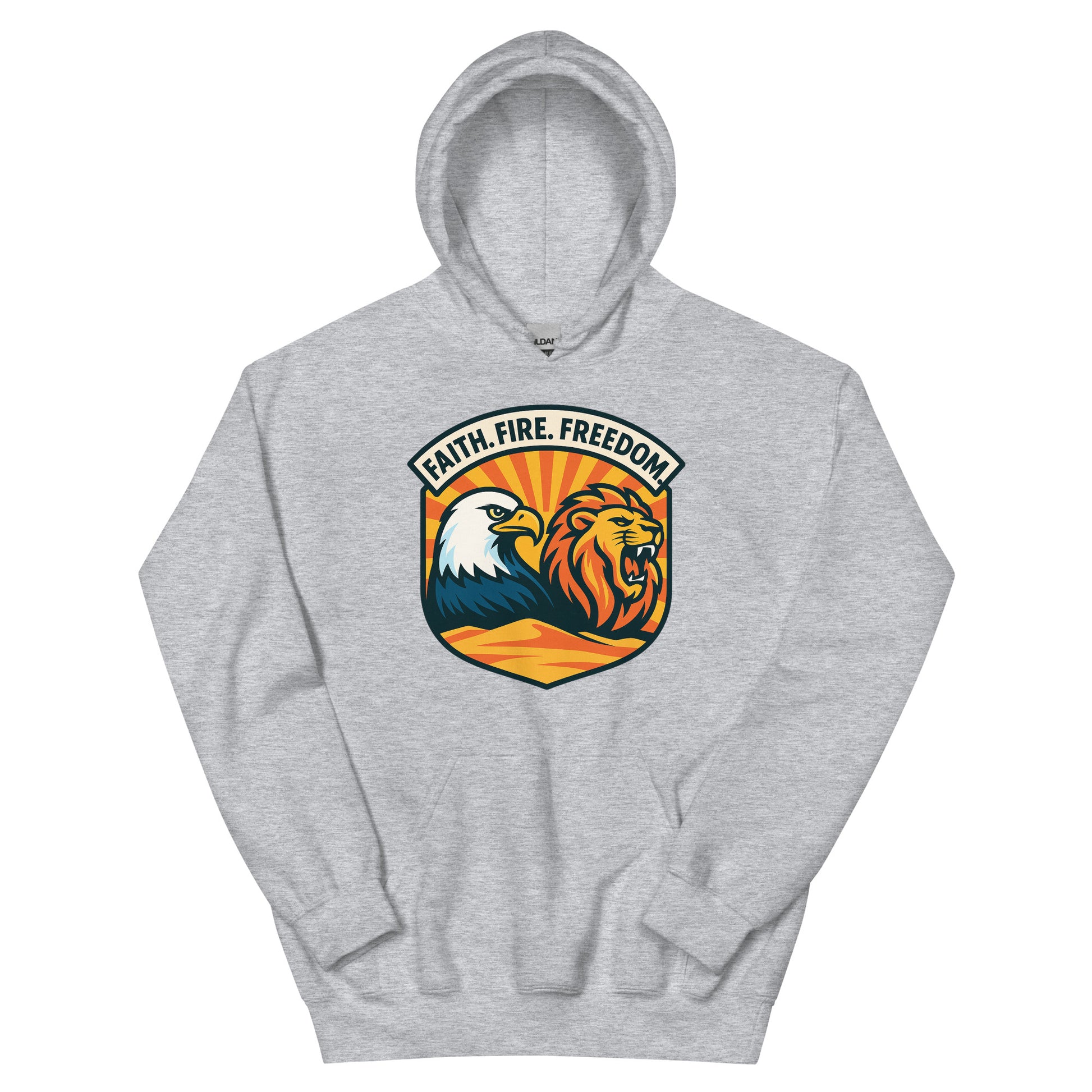 Lion Of Israel Unisex Heavy Blend Hoodie - American Zionist