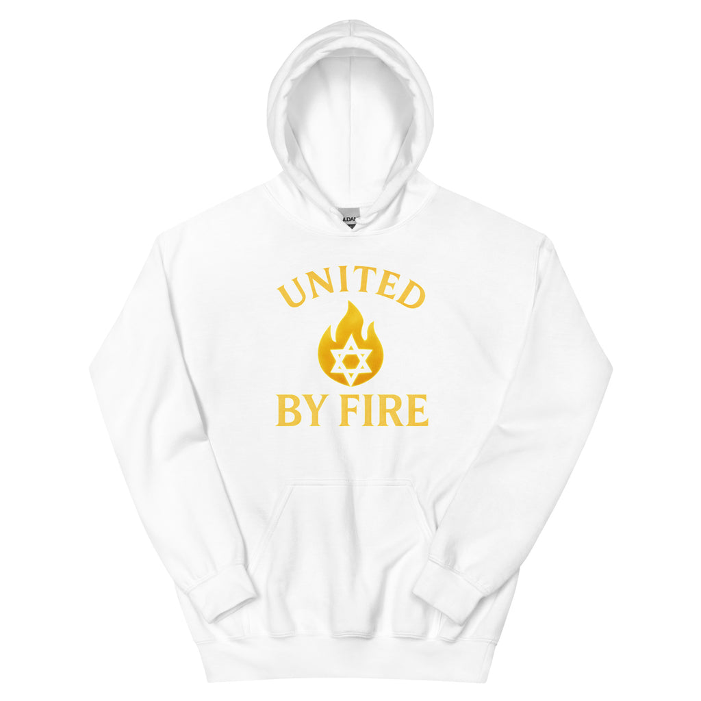 United By Fire Unisex Heavy Blend Hoodie - American Zionist