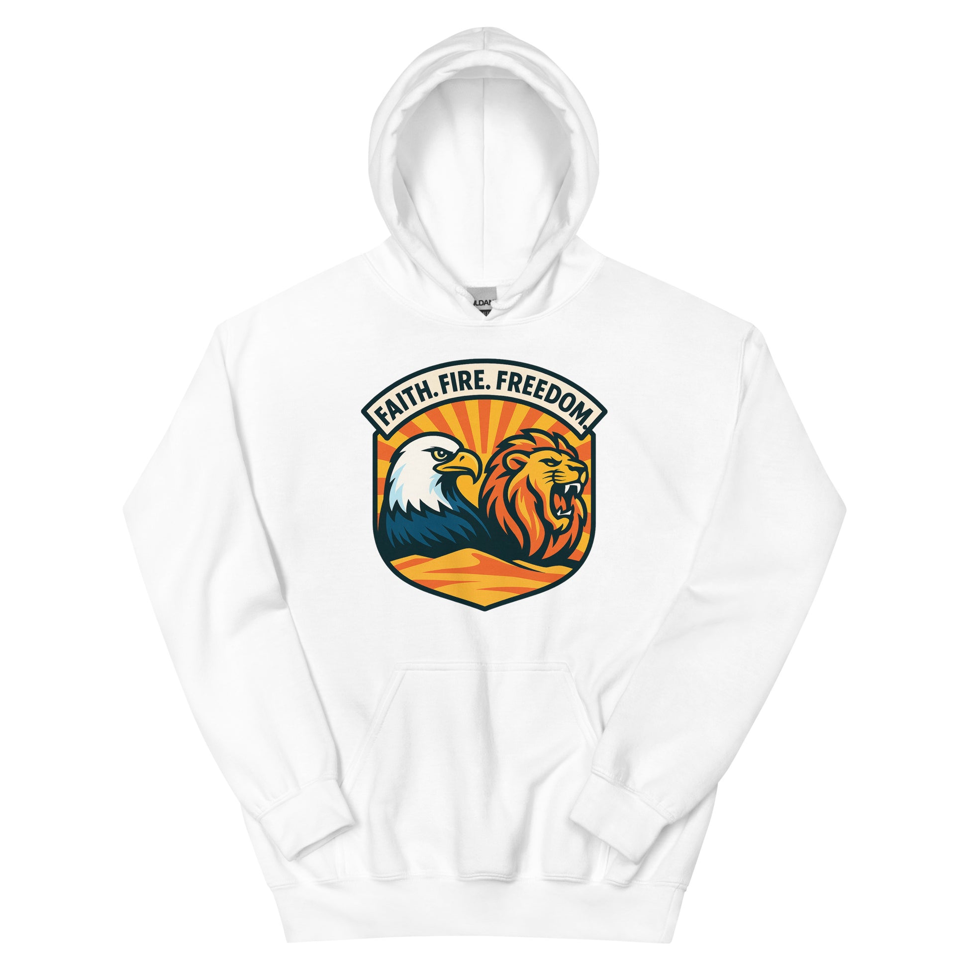 Lion Of Israel Unisex Heavy Blend Hoodie - American Zionist
