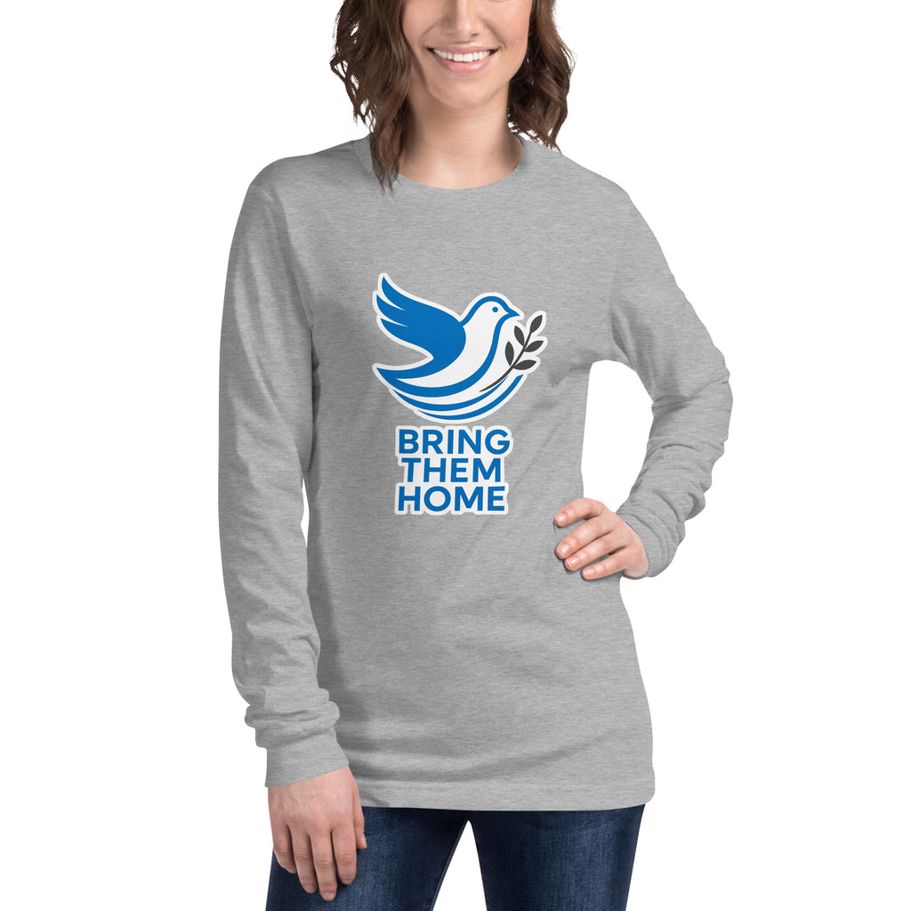 Dove Bring Them Home Unisex Long Sleeve Tee - American Zionist