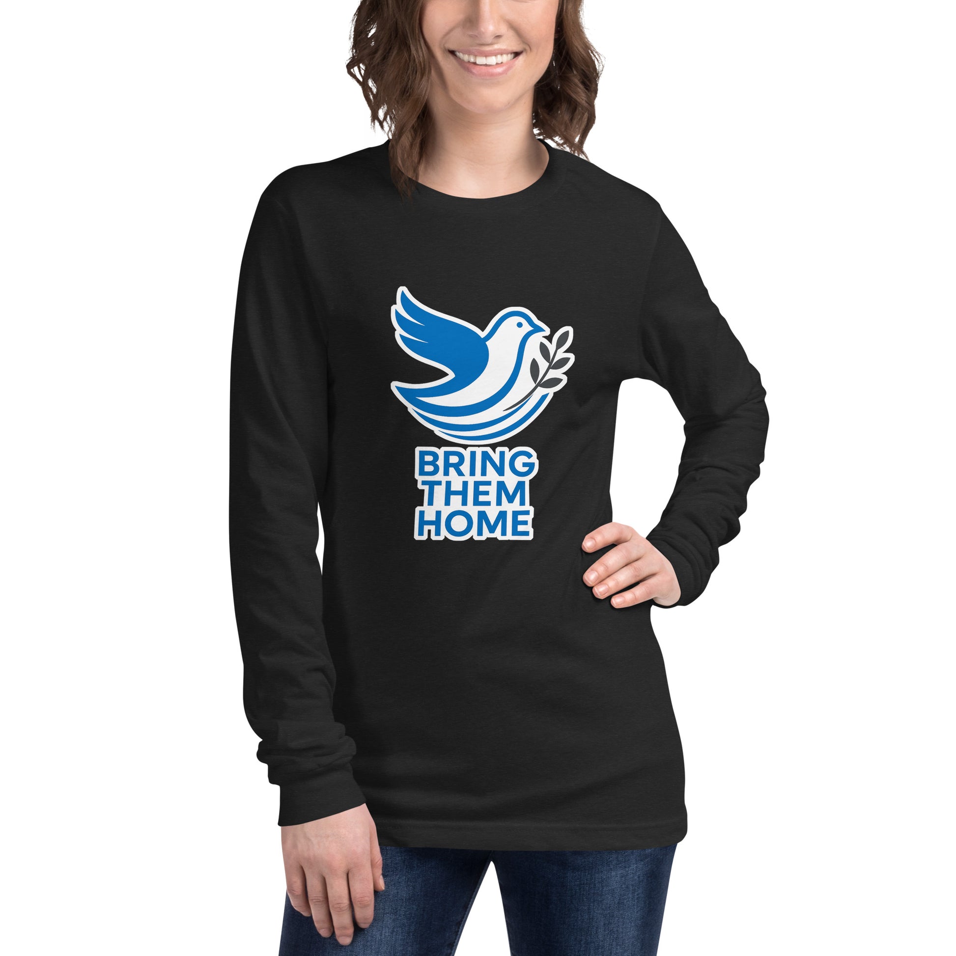 Dove Bring Them Home Unisex Long Sleeve Tee - American Zionist